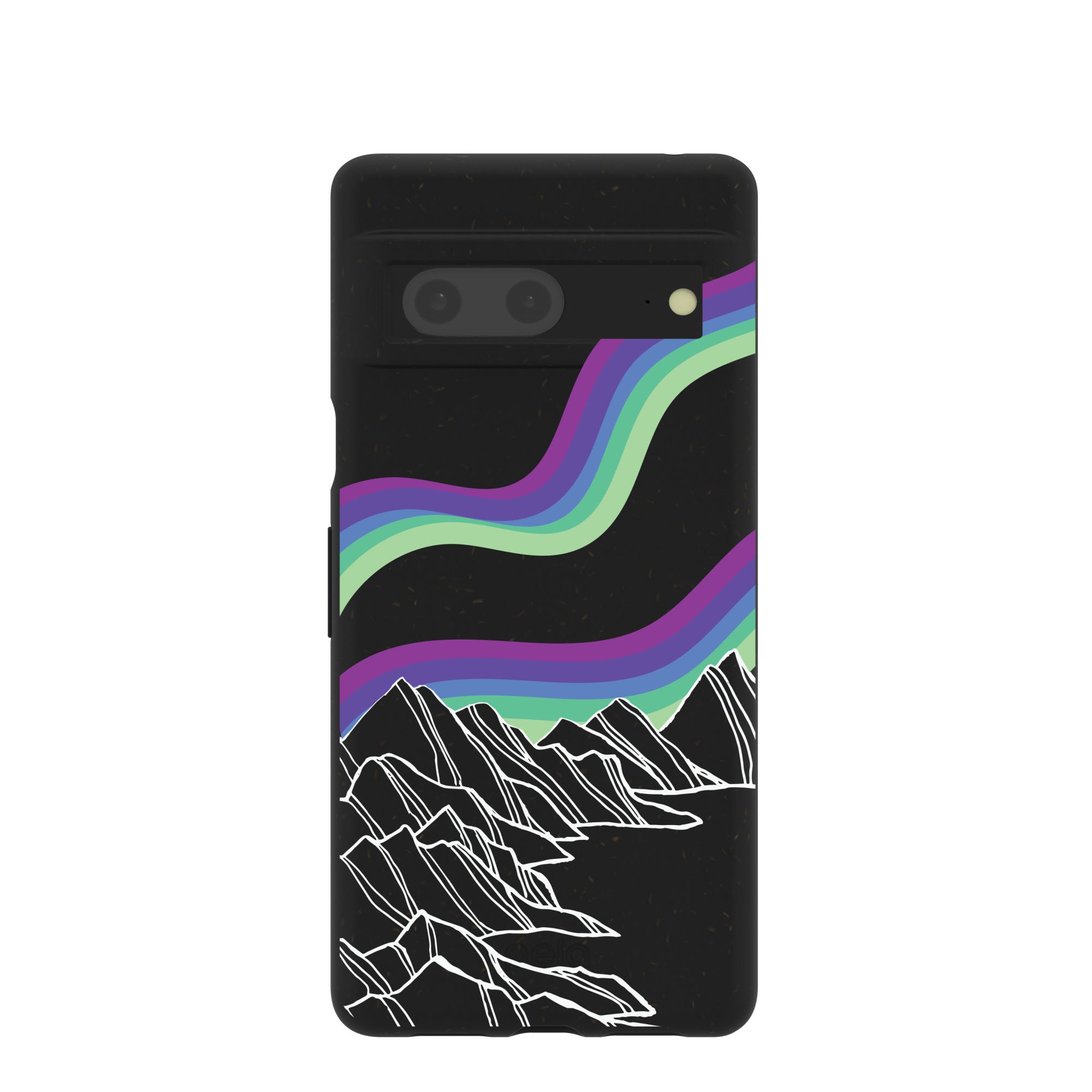 Black Glow Google Pixel 7 Case Refurbished - Pela Case refurbished available on Cerqular