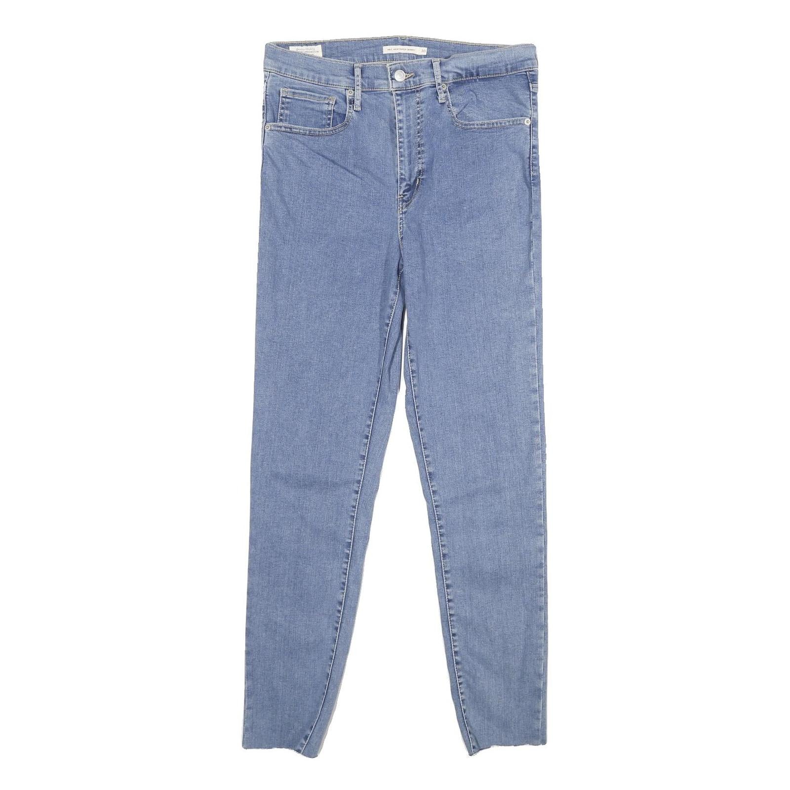 LEVI'S Mile High Super Skinny Big E Womens Jeans Blue Slim Skinny Denim Medium Refurbished - N/A refurbished available on Cerqular