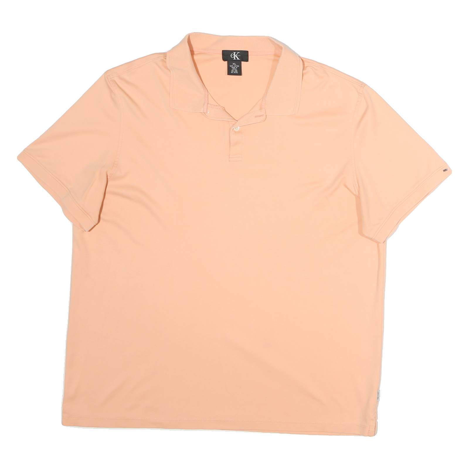 Buy CALVIN KLEIN Mens Peach Short Sleeve Plain XL Cotton Polo Shirt Casual Wear Refurbished - $25.99 CALVIN KLEIN Mens Peach Short Sleeve Plain XL Cotton Polo Shirt Casual Wear Refurbished - N/A refurbished available on Cerqular
