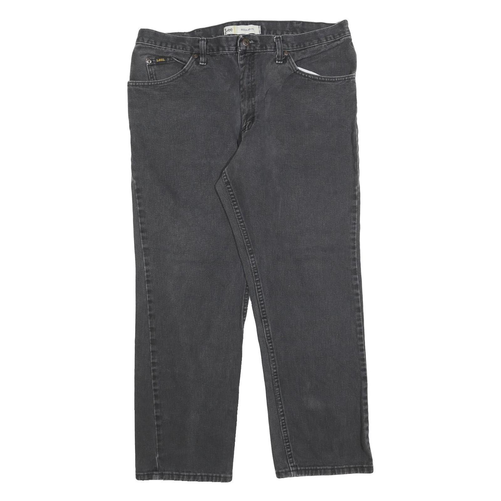LEE Mens Cotton Blend Regular Fit Straight Leg Denim Blue W38 L29 Classic Zip Refurbished - N/A refurbished available on Cerqular