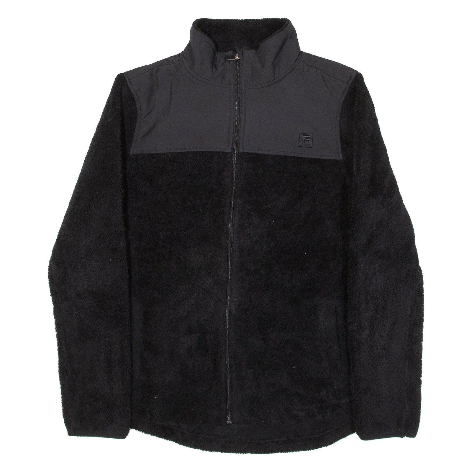 FILA Womens Fleece Jacket Black M Refurbished - N/A refurbished available on Cerqular