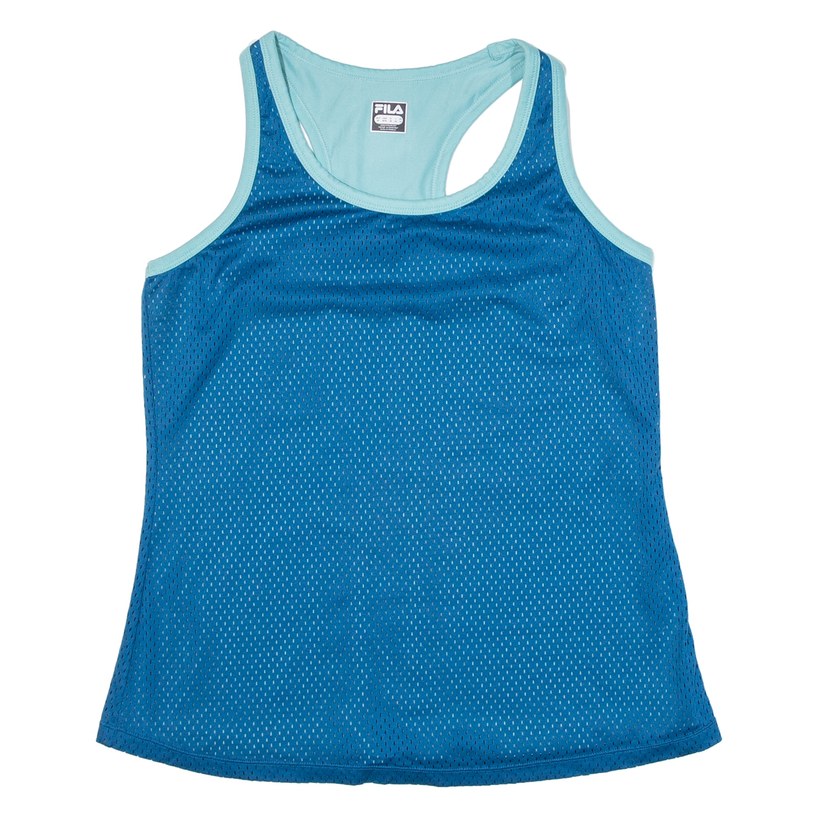 FILA Womens Vest Blue Sleeveless UK 12 Refurbished - N/A refurbished available on Cerqular
