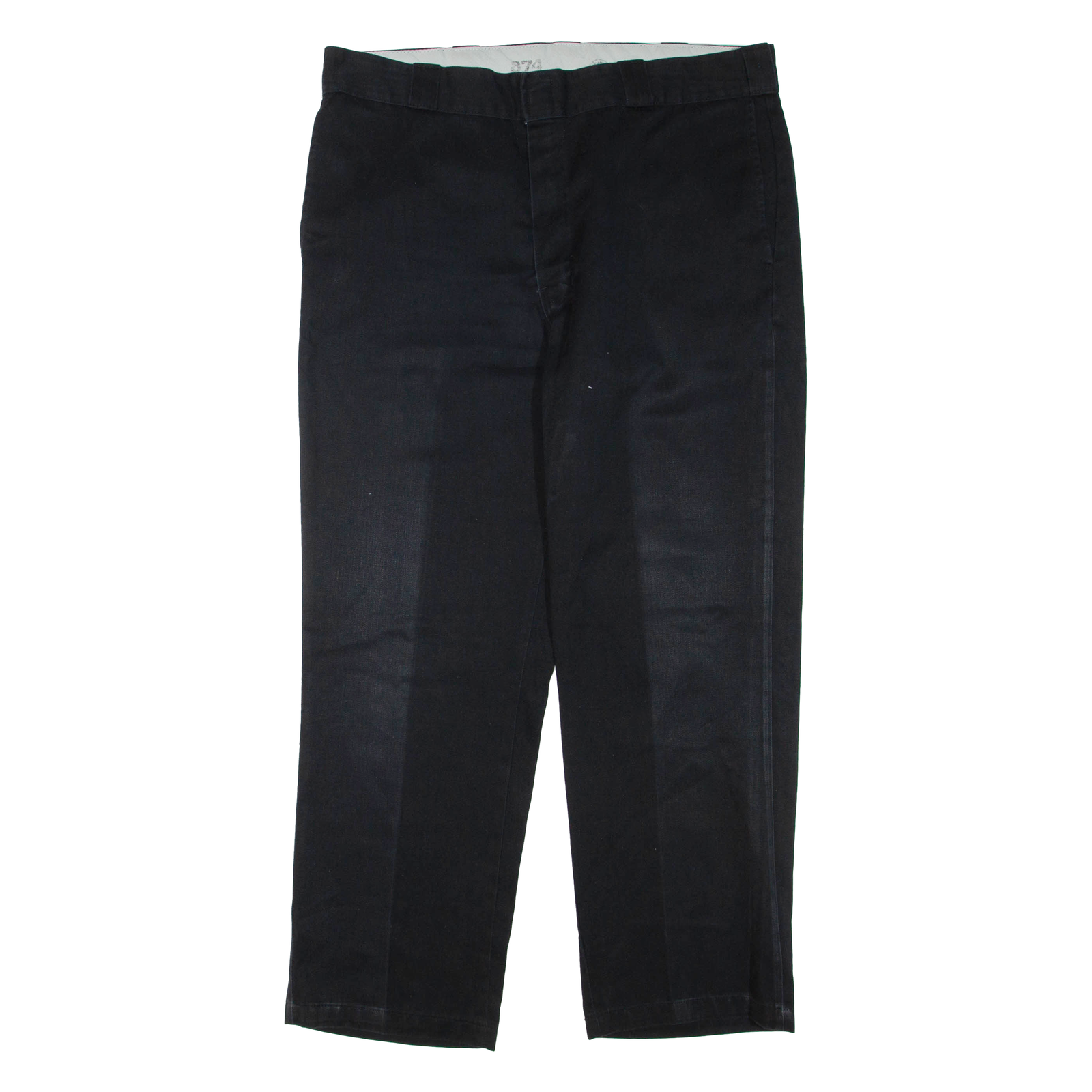 DICKIES Mens Trousers Black Regular Straight W38 L30 Refurbished - N/A refurbished available on Cerqular
