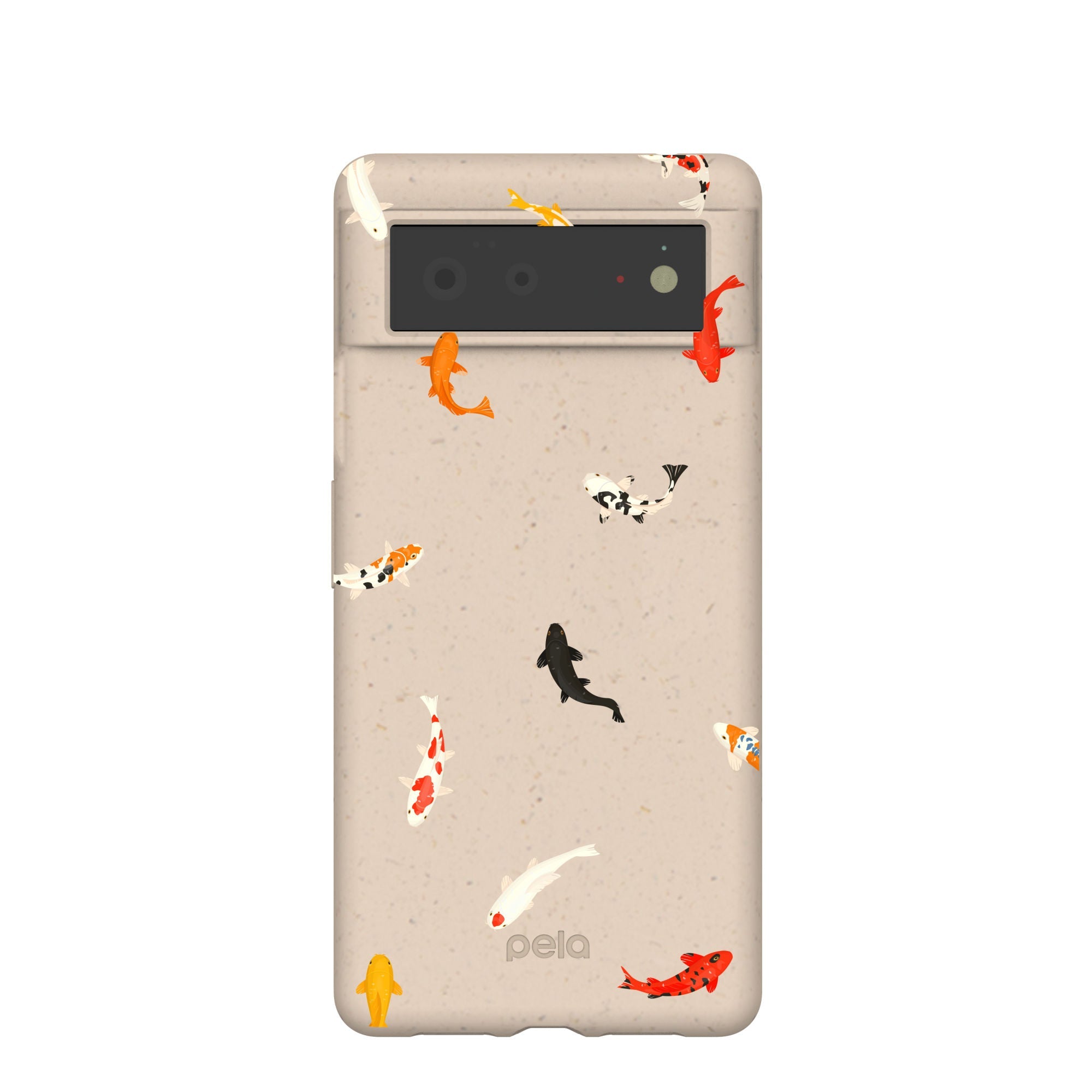 Seashell Lil Koi Google Pixel 6 Case Refurbished - Pela Case refurbished available on Cerqular