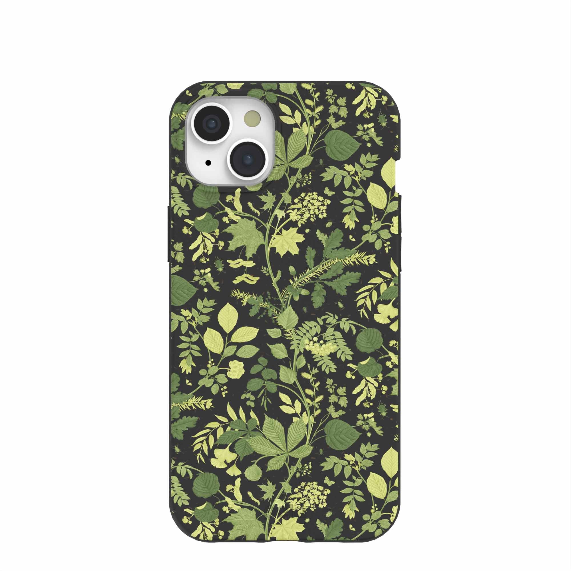 Black Evergreen iPhone 15 Plus Case Refurbished - Pela Case refurbished available on Cerqular