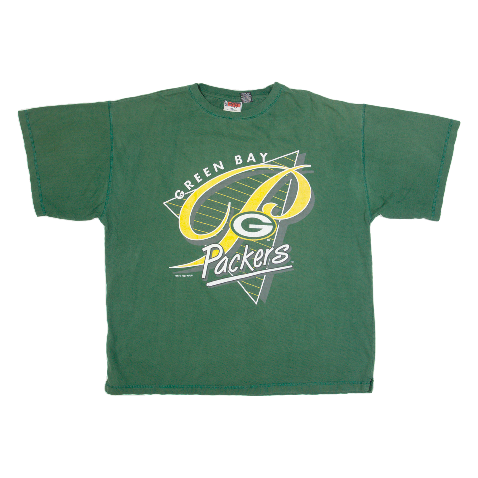 THE EDGE Green Bay Packers Mens T-Shirt Green USA XL Refurbished - N/A refurbished available on Cerqular