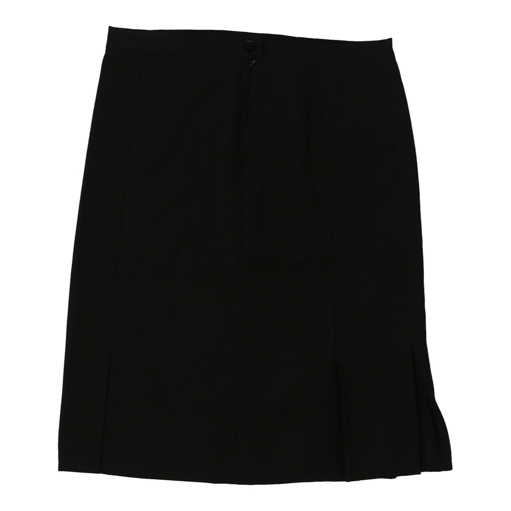 Adriana Skirt - 30W UK 10 Black Cotton Refurbished - Thrifted (note: this is a term often used to describe second- refurbished available on Cerqular