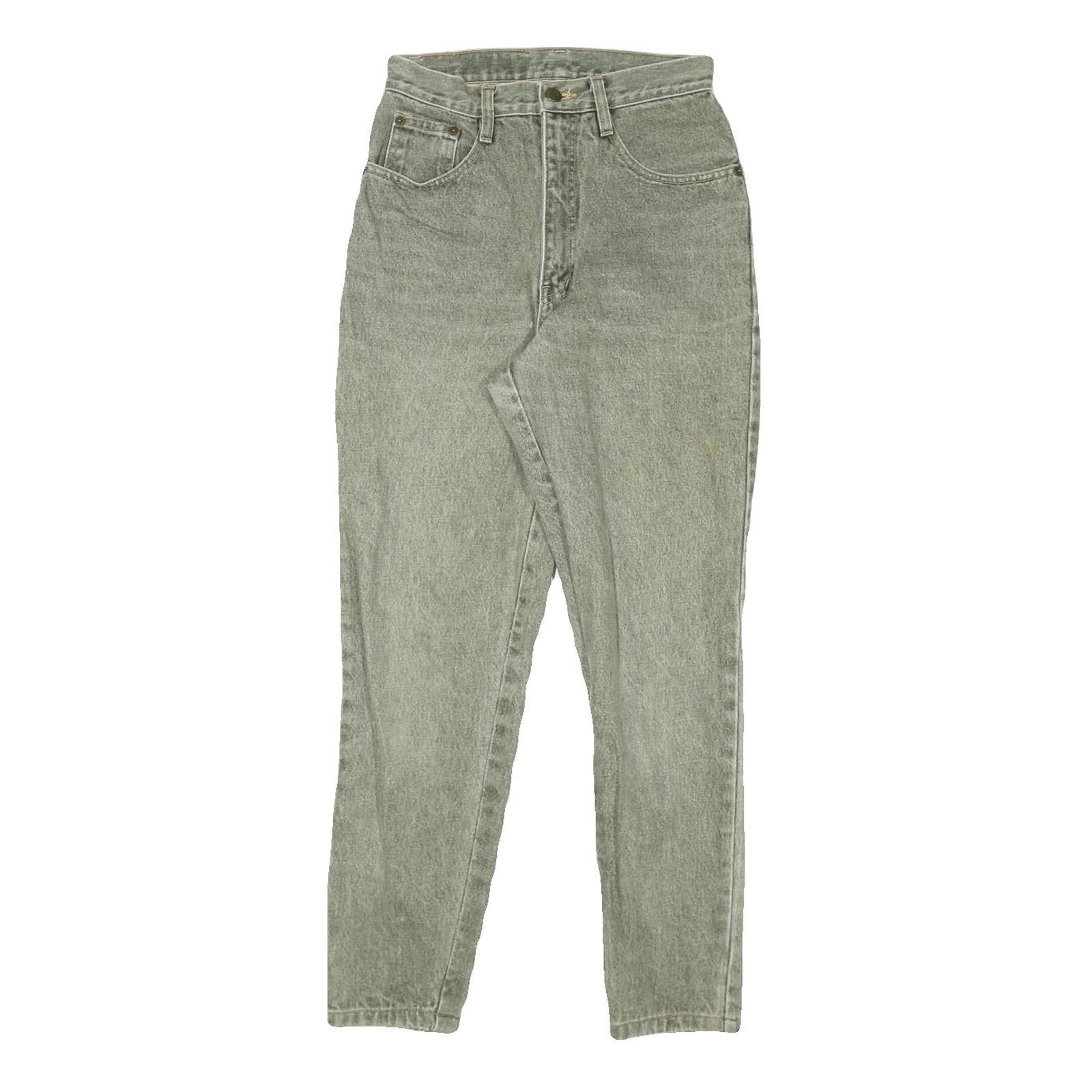 BLUE WAY Womens Jeans Grey Slim Skinny Denim Medium W24 L30 Classic Fit Zip Refurbished - N/A refurbished available on Cerqular