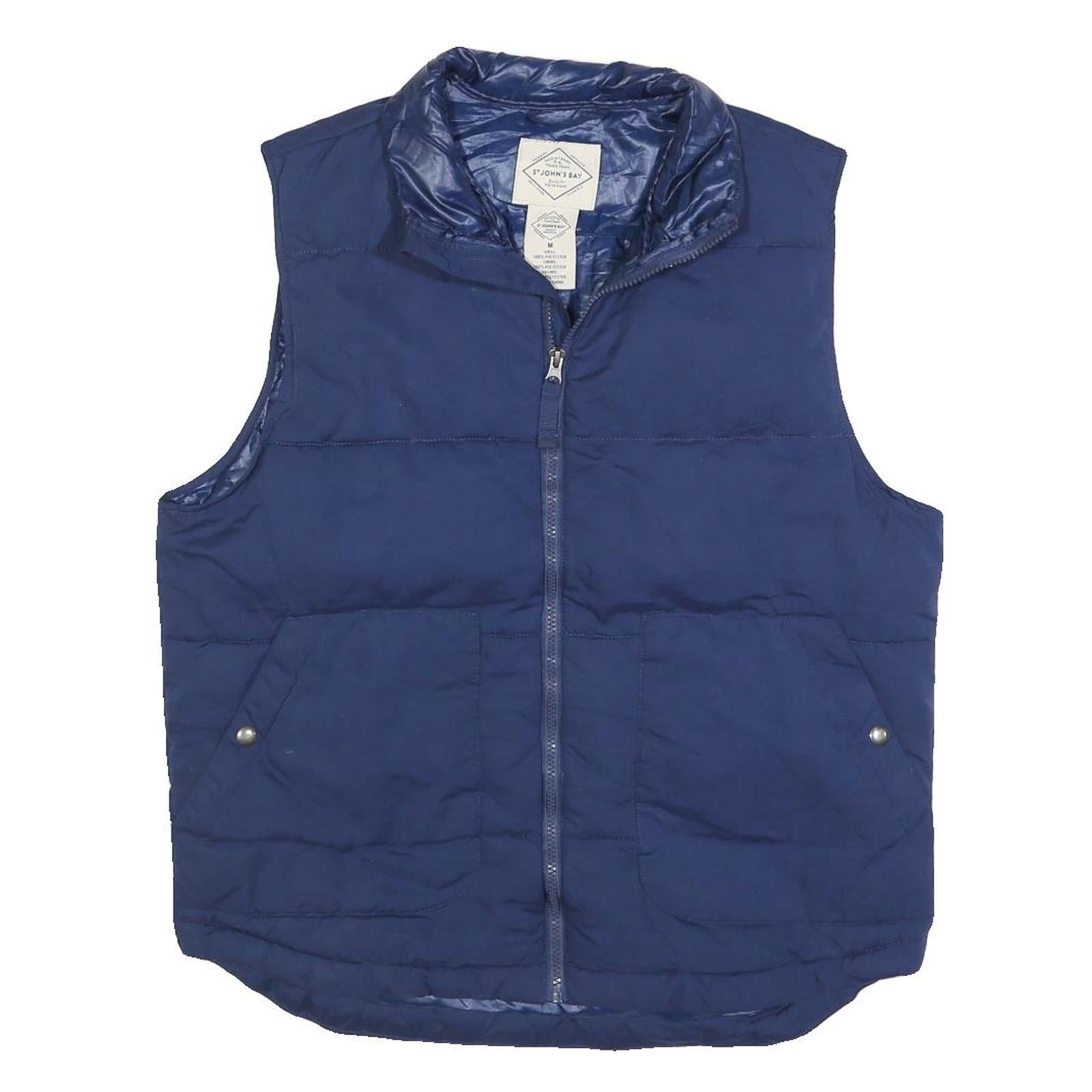 Buy ST JOHNS BAY Womens Blue Puffer Jacket M Polyester Blend Zip Sleeveless Refurbished - $45.49 ST JOHNS BAY Womens Blue Puffer Jacket M Polyester Blend Zip Sleeveless Refurbished - N/A refurbished available on Cerqular