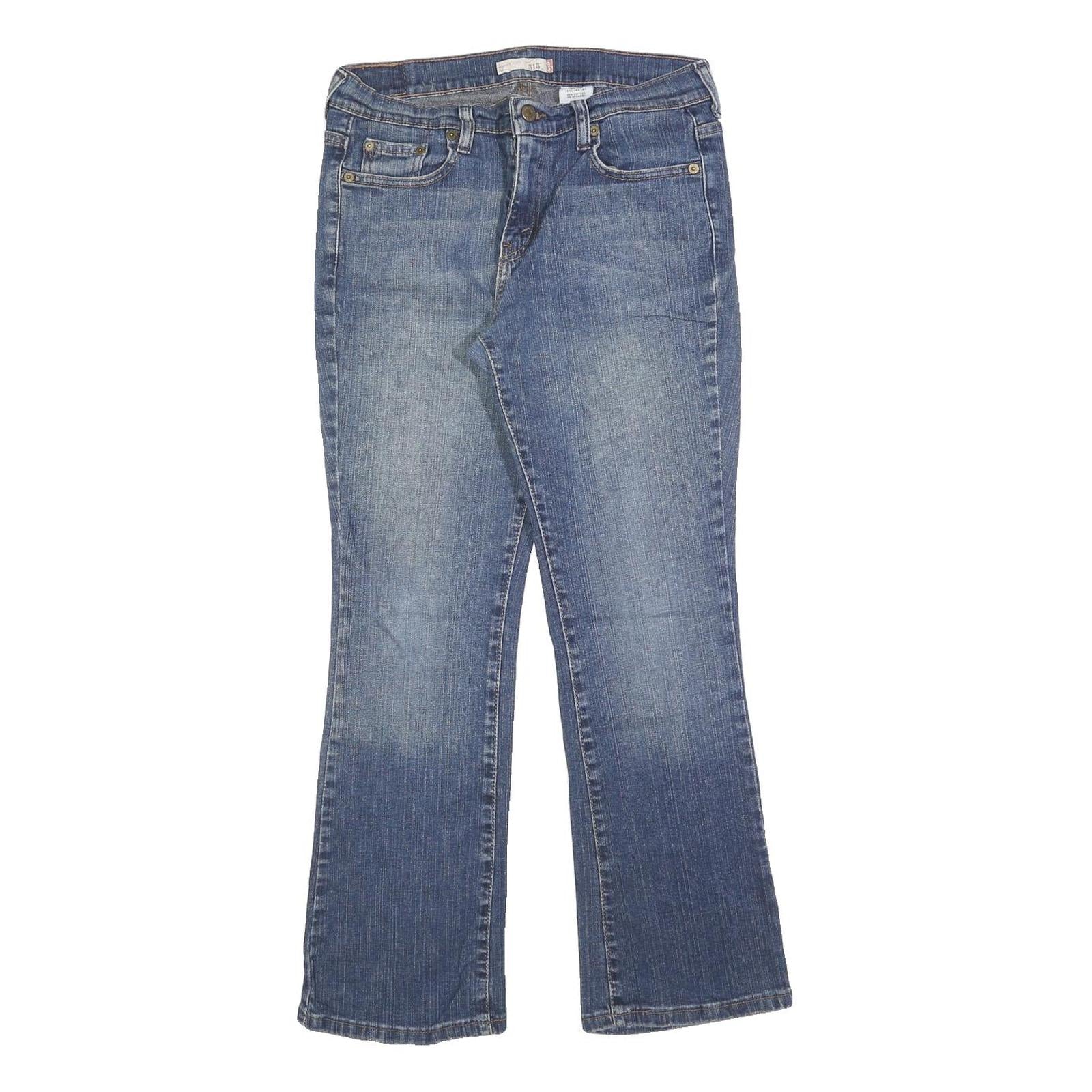 LEVI'S 515 Womens Jeans Blue Regular Bootcut Denim Medium W28 L28 Classic Fit Refurbished - N/A refurbished available on Cerqular