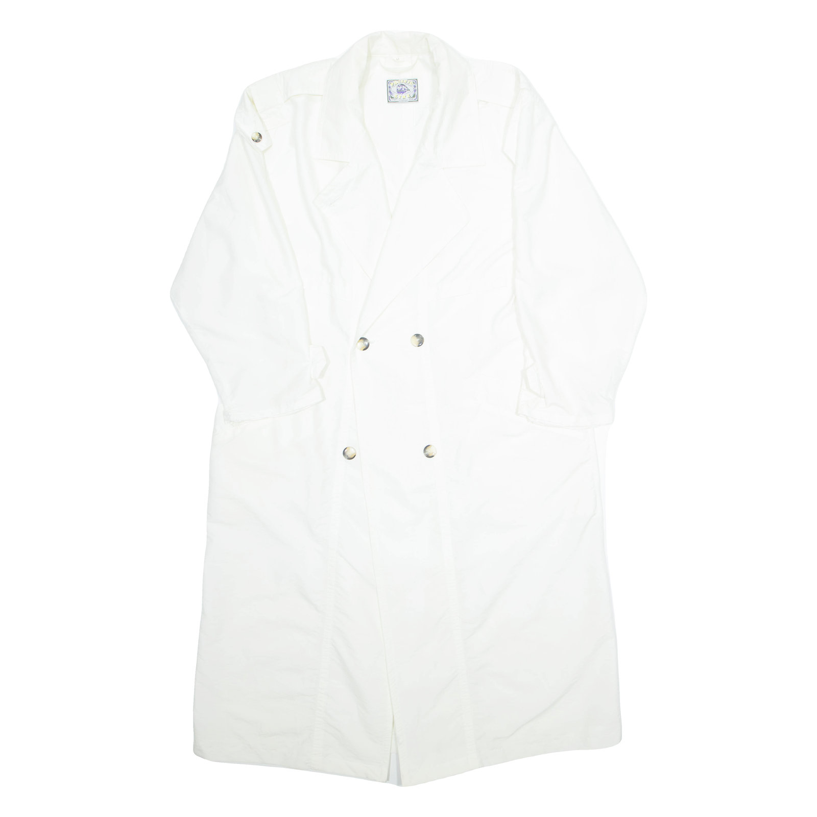 PACIFIC LINE Womens Trench Jacket White XL Refurbished - N/A refurbished available on Cerqular