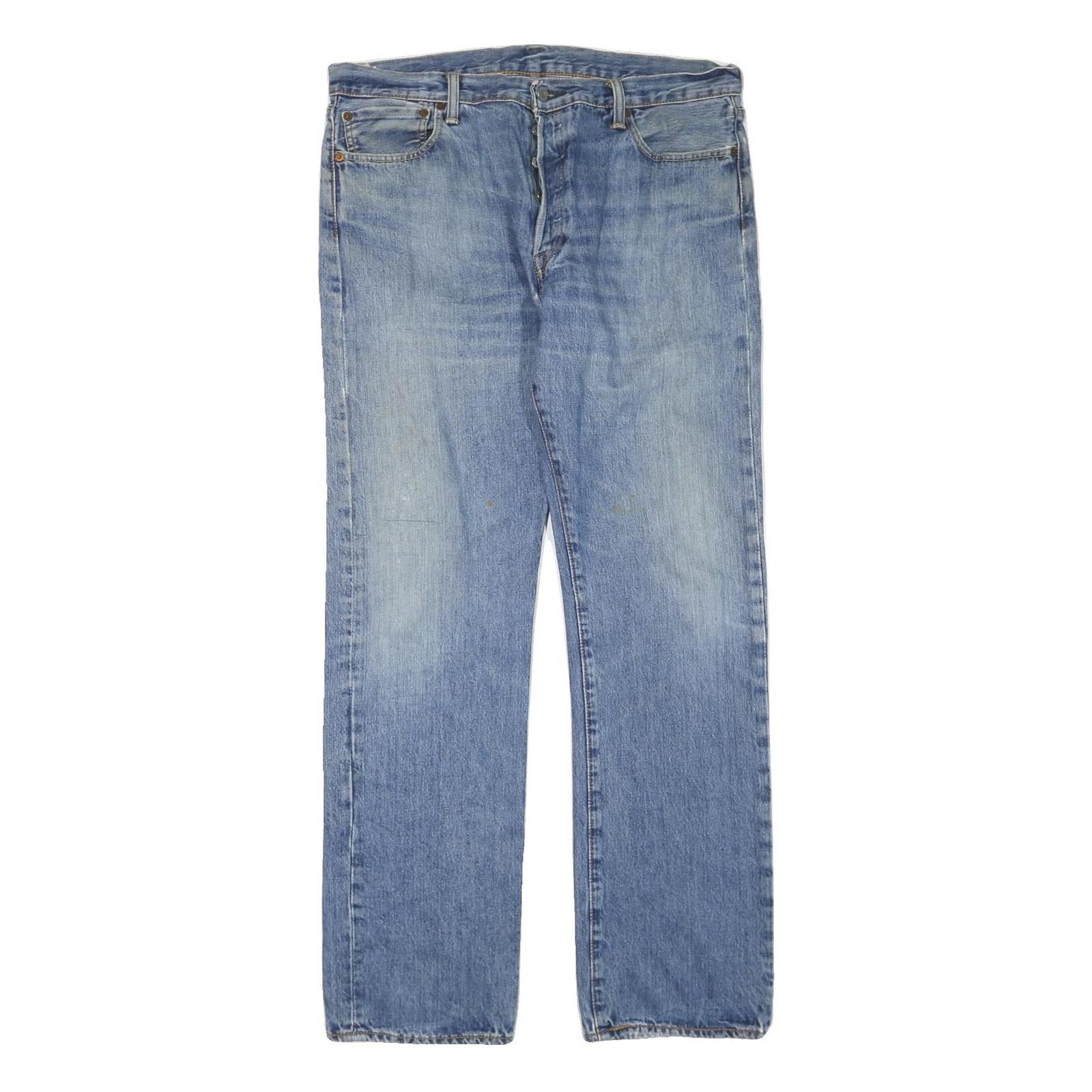 Buy LEVI'S Mens Blue Regular Fit Straight Denim Cotton Blend Jeans W38 L33 Button Refurbished - $36.39 LEVI'S Mens Blue Regular Fit Straight Denim Cotton Blend Jeans W38 L33 Button Refurbished - N/A refurbished available on Cerqular
