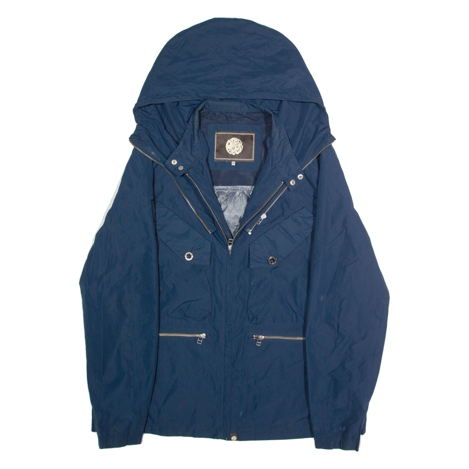 PRETTY GREEN Womens Rain Jacket Blue Hooded 2XL Refurbished - N/A refurbished available on Cerqular