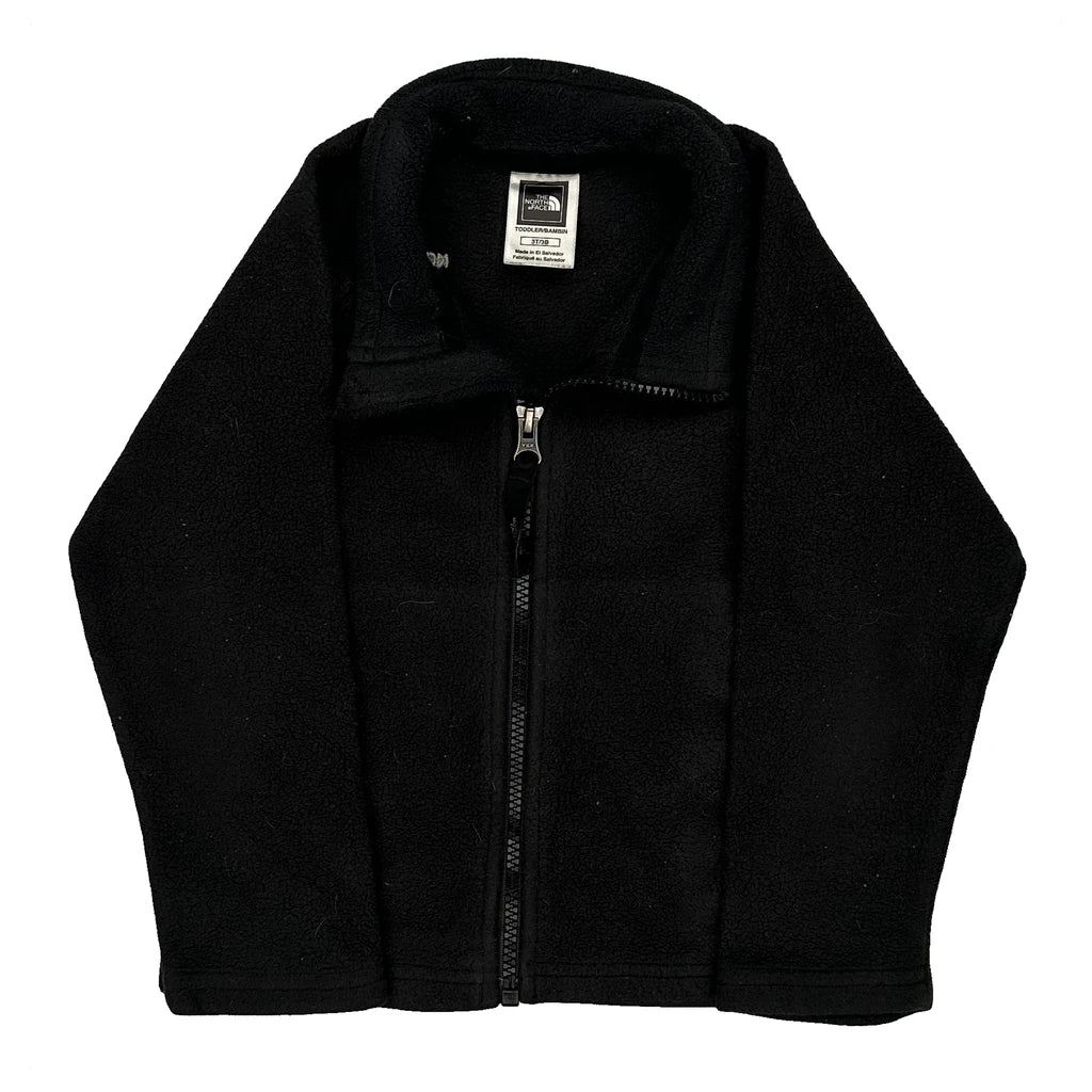 Age 3 The North Face Fleece Jacket - XS Black Polyester Refurbished - Thrifted (note: this is a term often used to describe second- refurbished available on Cerqular