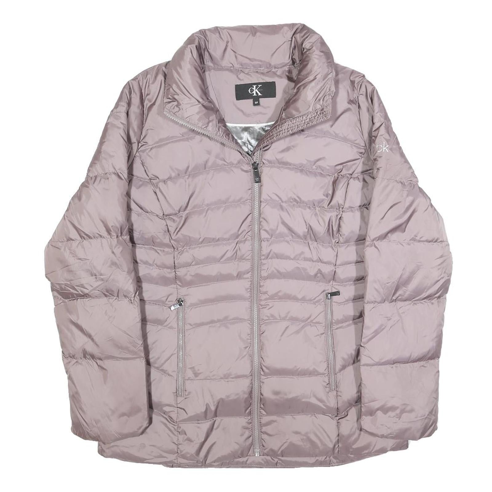 Buy CALVIN KLEIN Womens Grey Pink Puffer Jacket S Polyester Zip Lightweight Warm Refurbished - $50.69 CALVIN KLEIN Womens Grey Pink Puffer Jacket S Polyester Zip Lightweight Warm Refurbished - N/A refurbished available on Cerqular