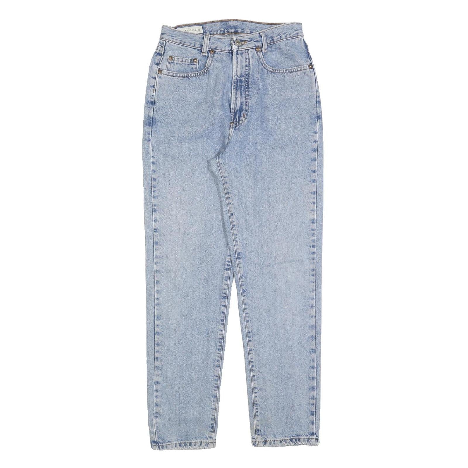 BANANA REPUBLIC Womens Light Blue Regular Fit Straight Denim Jeans W26 L28 Refurbished - N/A refurbished available on Cerqular
