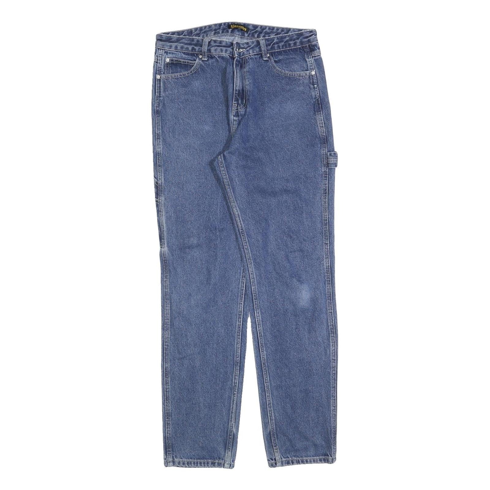 YANGSTER Womens Jeans Blue Regular Straight Denim W30 L30 Casual Comfort Zip Refurbished - N/A refurbished available on Cerqular