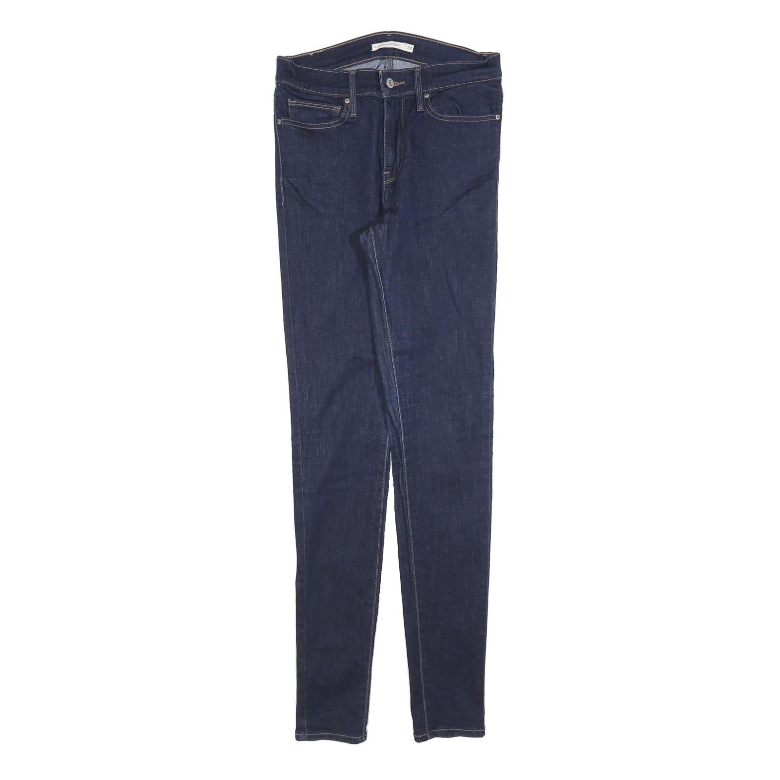 LEVI'S Womens Jeans Blue Slim Skinny Denim Medium W28 L32 Stretch Cotton Blend Refurbished - N/A refurbished available on Cerqular