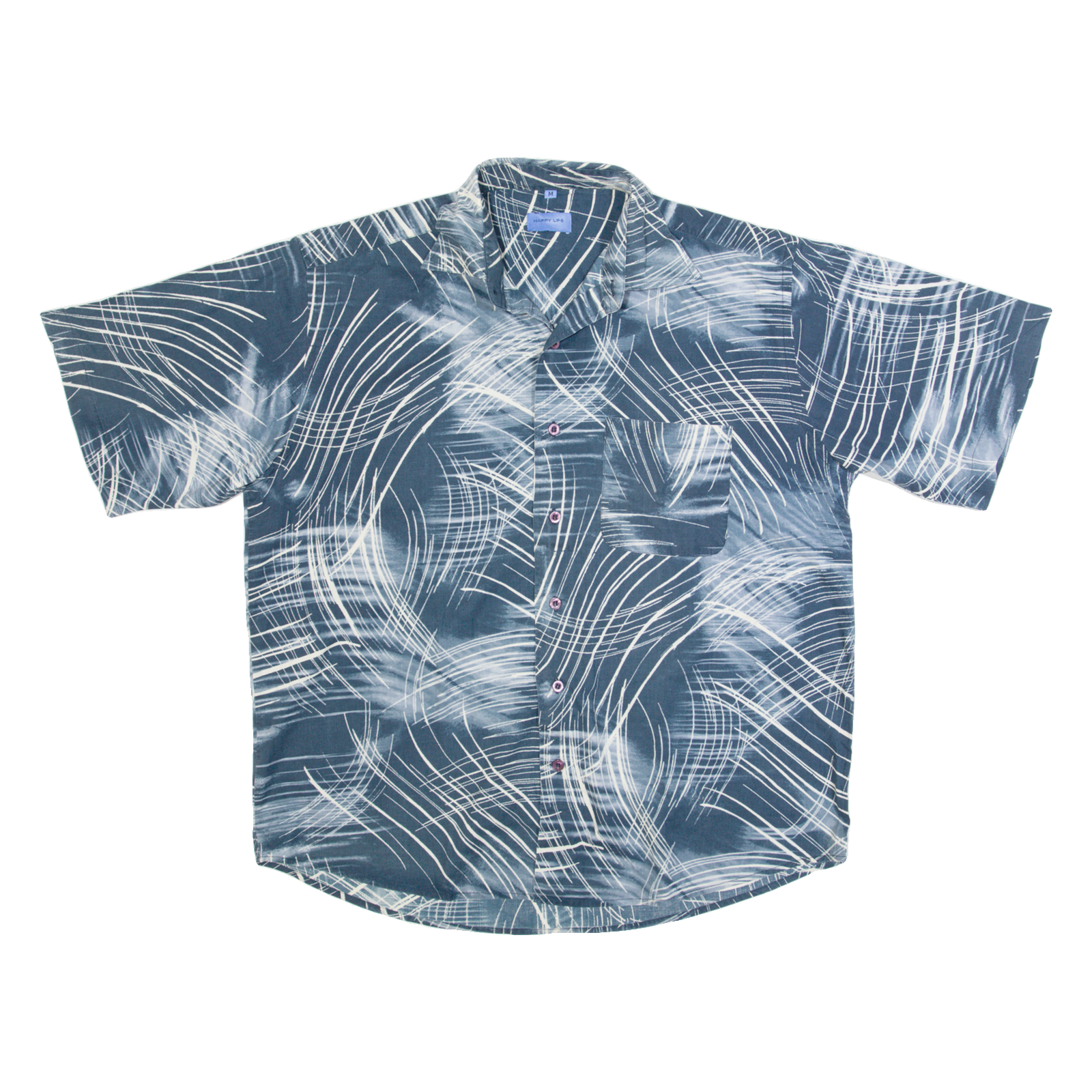 Buy HAPPY LIFE Mens Shirt Blue Crazy Pattern M Refurbished - $18.19 HAPPY LIFE Mens Shirt Blue Crazy Pattern M Refurbished - N/A refurbished available on Cerqular