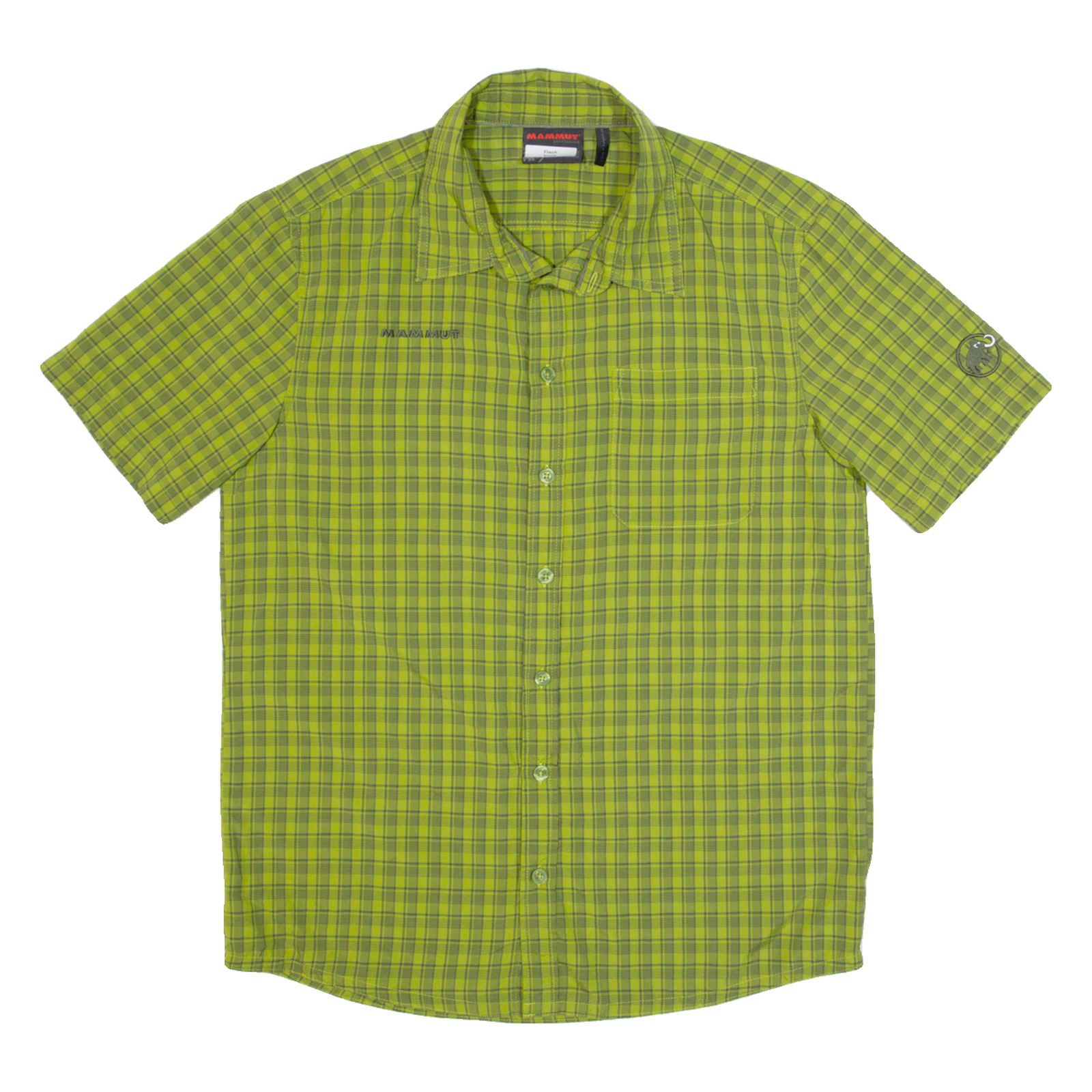 MAMMUT Mens Shirt Green Check M Refurbished - N/A refurbished available on Cerqular