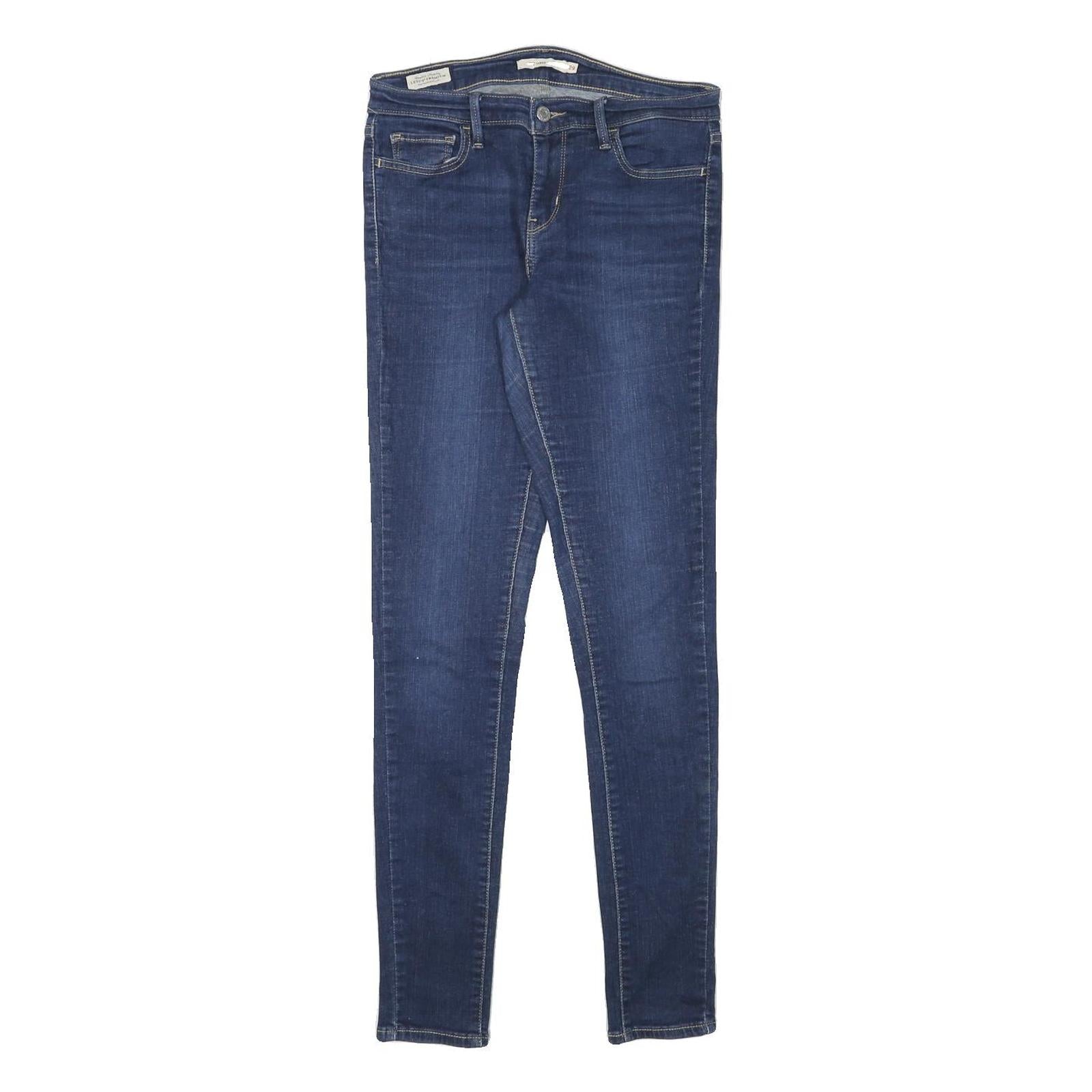 LEVI'S Womens Jeans Blue Slim Skinny Denim W28 L31 Zip Cotton Blend Refurbished - N/A refurbished available on Cerqular