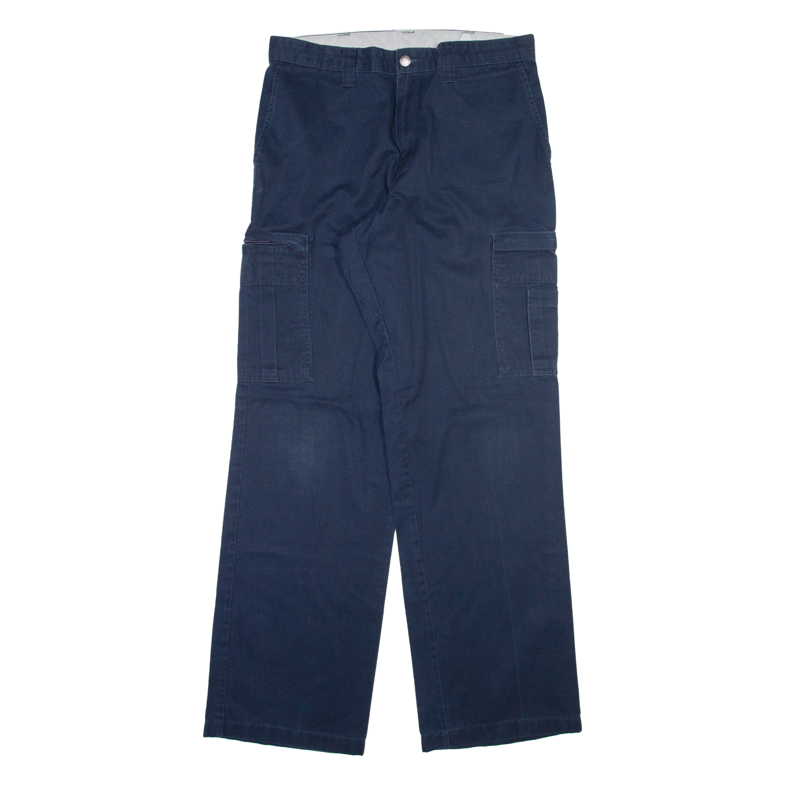 DICKIES Cargo Mens Trousers Blue Regular Straight W33 L33 Refurbished - N/A refurbished available on Cerqular