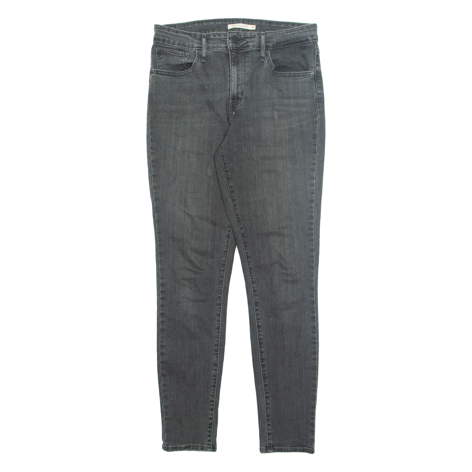 LEVI'S 721 Womens Jeans Grey Regular Tapered W29 L30 Refurbished - N/A refurbished available on Cerqular