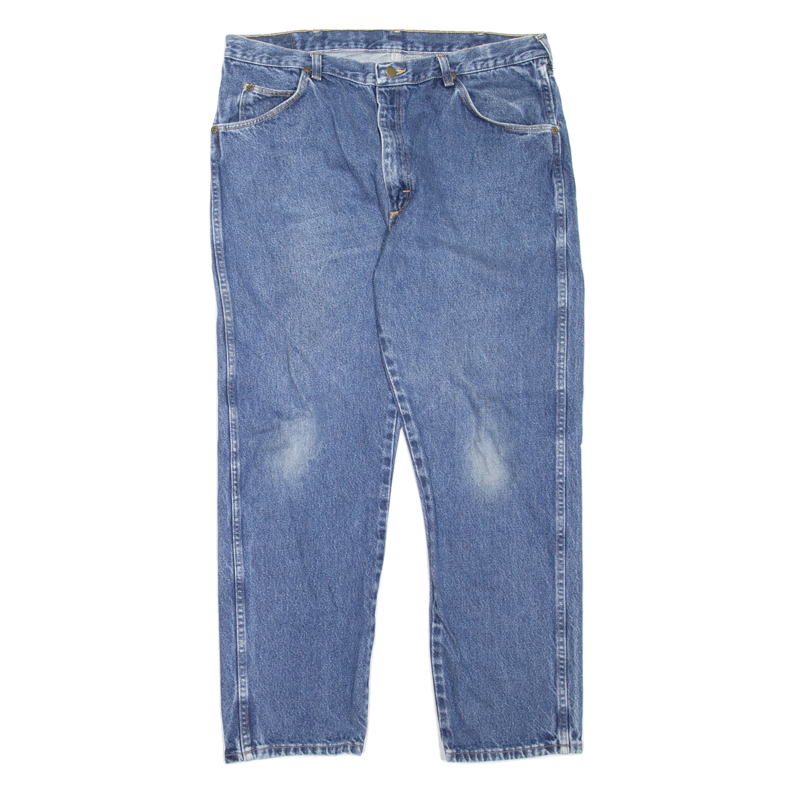 WRANGLER Mens Jeans Blue Regular Tapered W38 L30 Refurbished - N/A refurbished available on Cerqular
