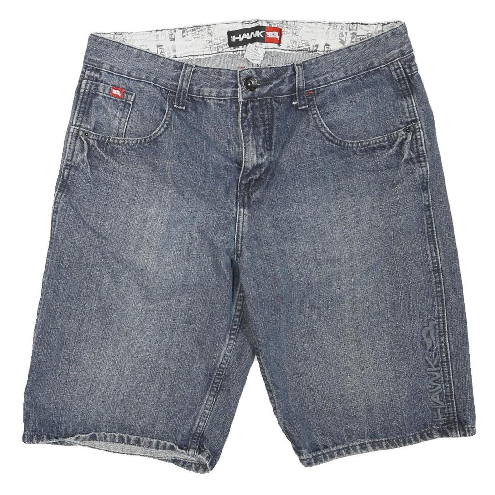 Buy HAWK Mens Shorts Blue Denim Casual M W34 Cotton Blend Relaxed Fit Refurbished - $18.19 HAWK Mens Shorts Blue Denim Casual M W34 Cotton Blend Relaxed Fit Refurbished - N/A refurbished available on Cerqular