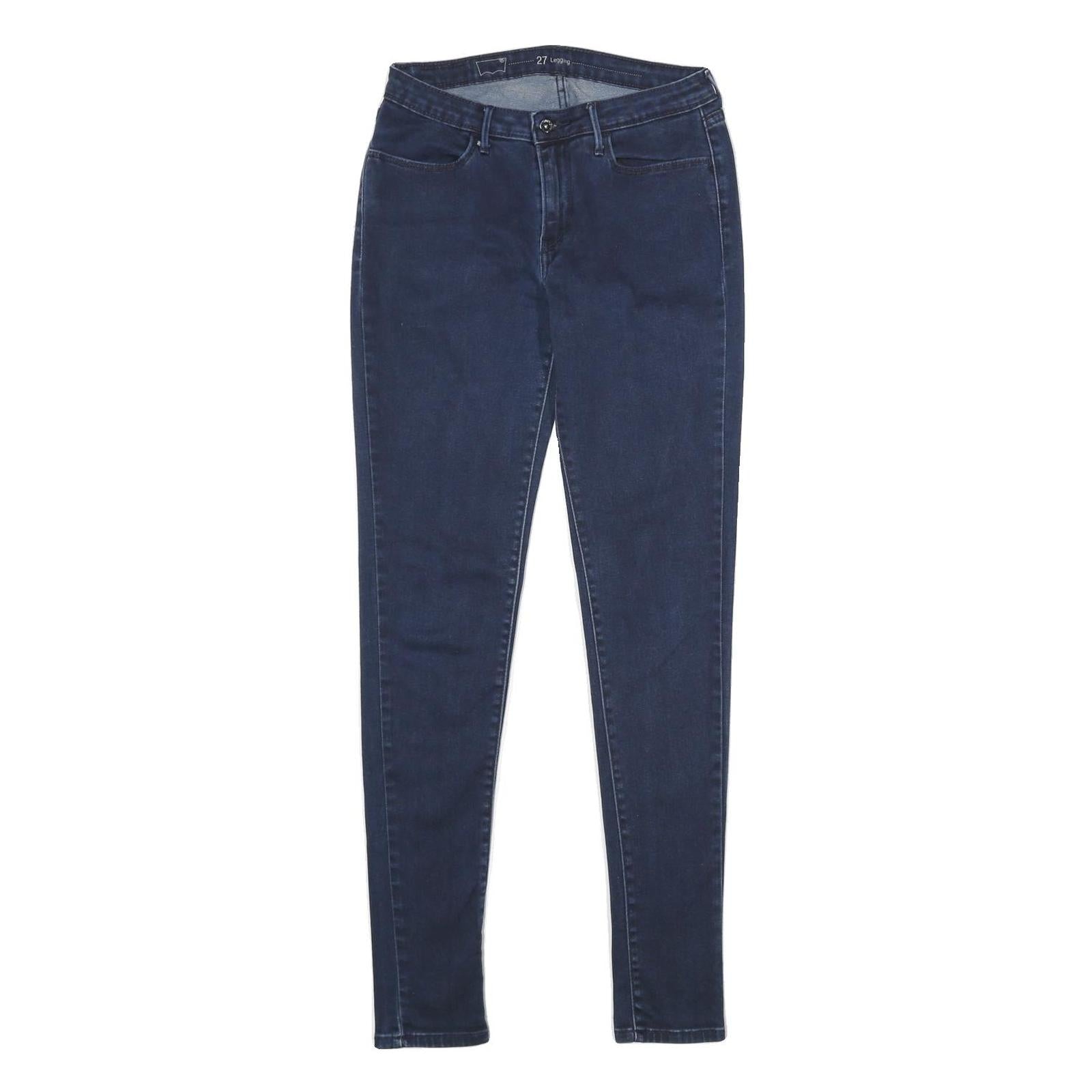 LEVI'S Womens Jeans Blue Slim Legging Denim Medium W27 L32 Stretch Cotton Refurbished - N/A refurbished available on Cerqular