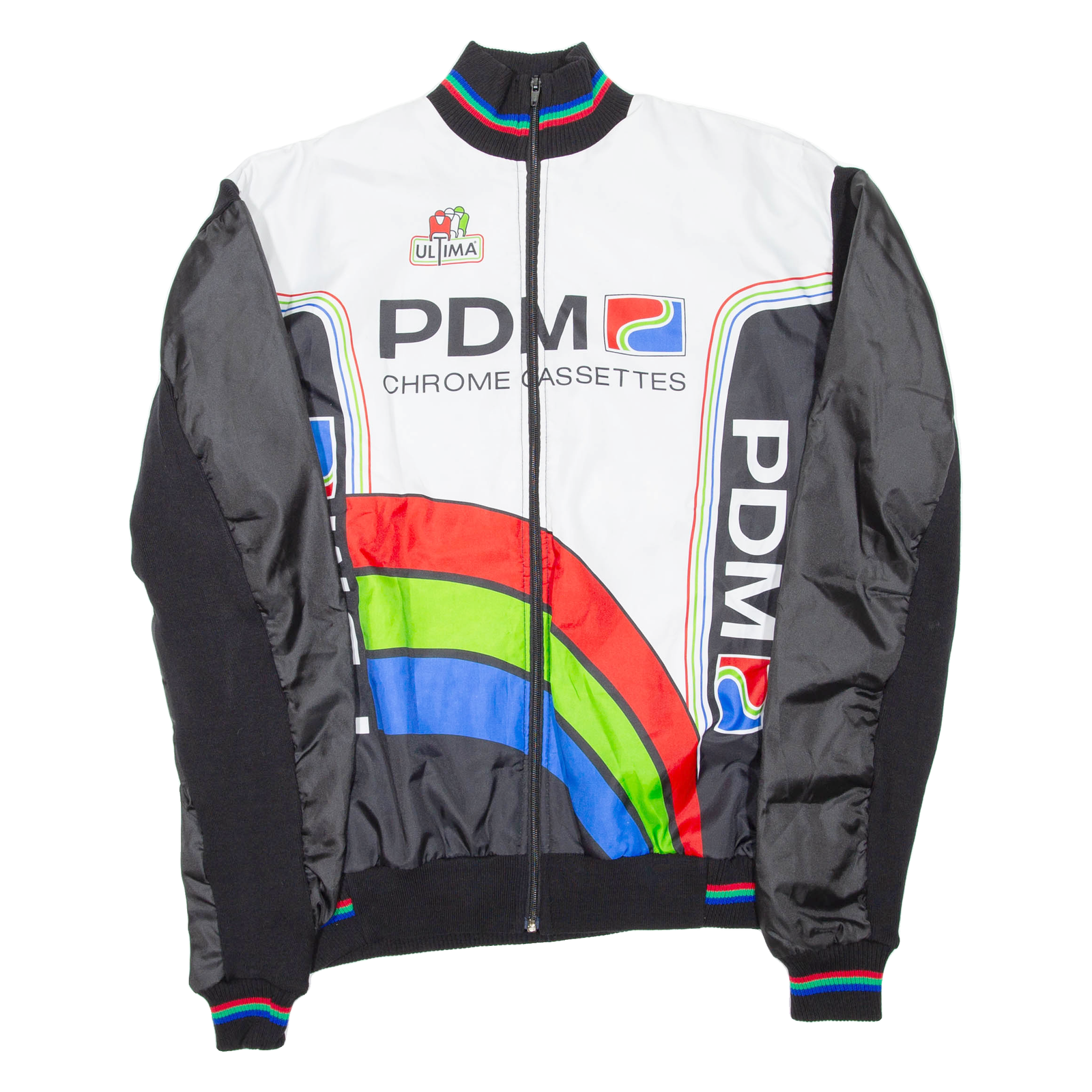 ULTIMA Mens Track Jacket Black Colourblock L Refurbished - N/A refurbished available on Cerqular