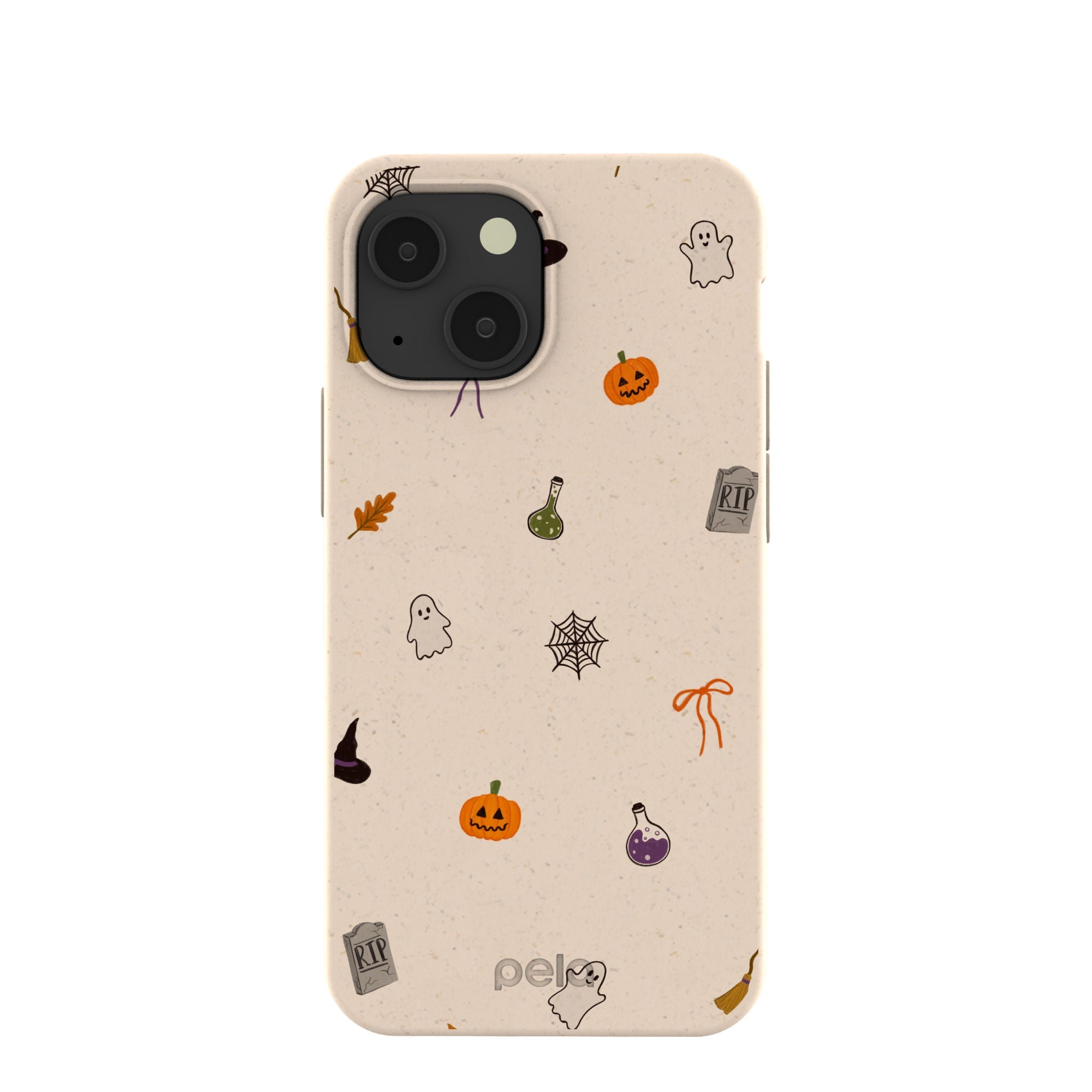 Seashell Mini Halloween iPhone 13 Mini Case Refurbished - Pela Case refurbished available on Cerqular