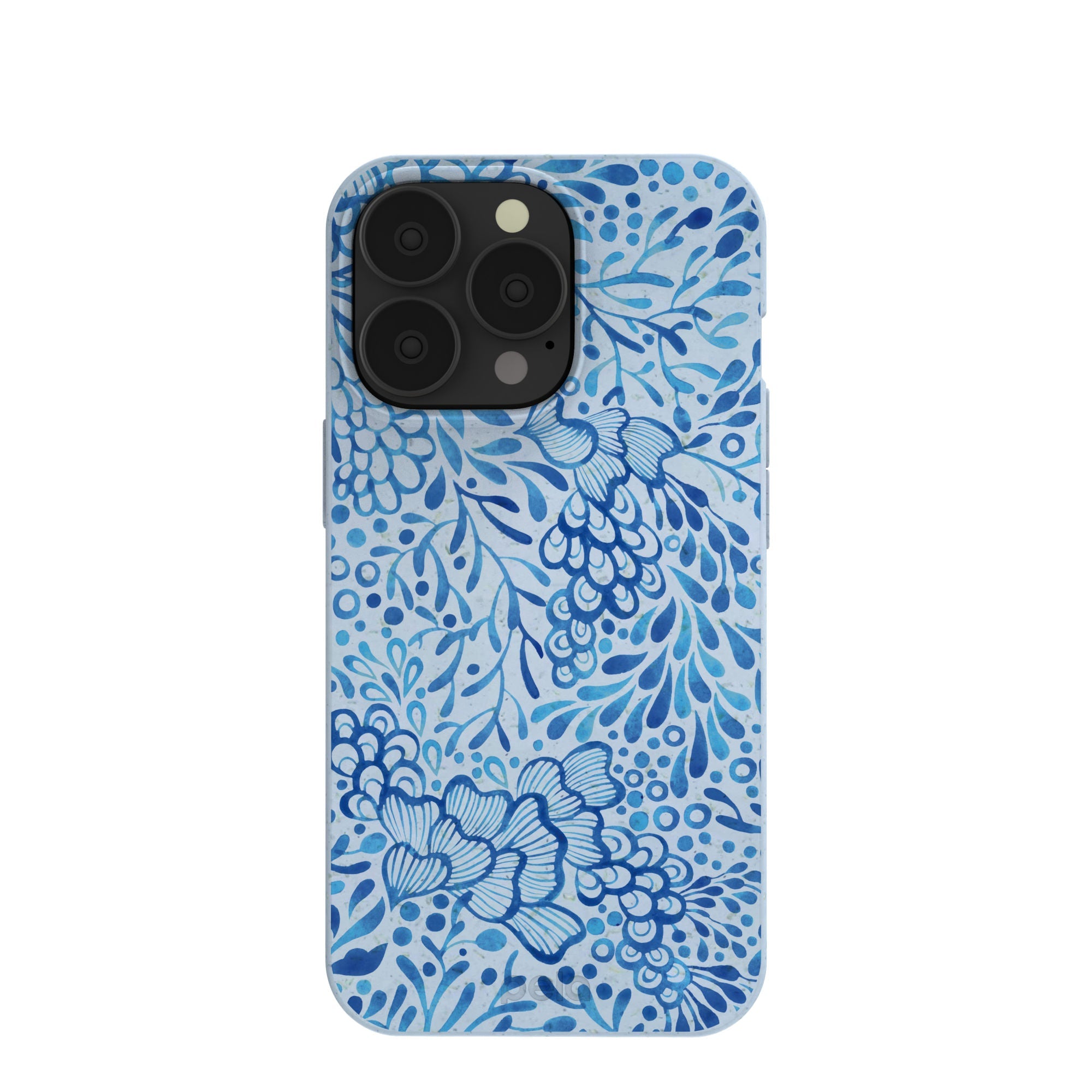 Powder Blue Reef iPhone 13 Pro Case Refurbished - Pela Case refurbished available on Cerqular