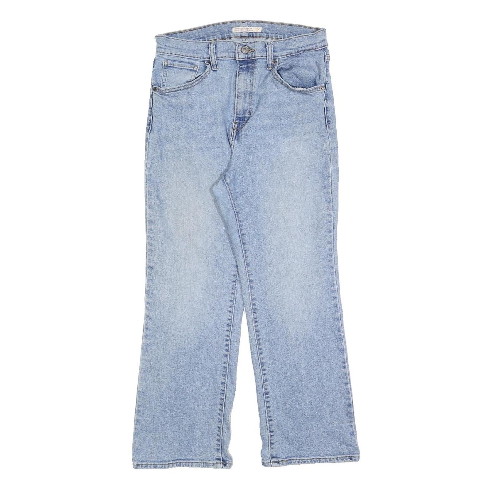 LEVI'S Womens Regular Blue Denim Jeans W30 L27 Classic Zip Closure Refurbished - N/A refurbished available on Cerqular