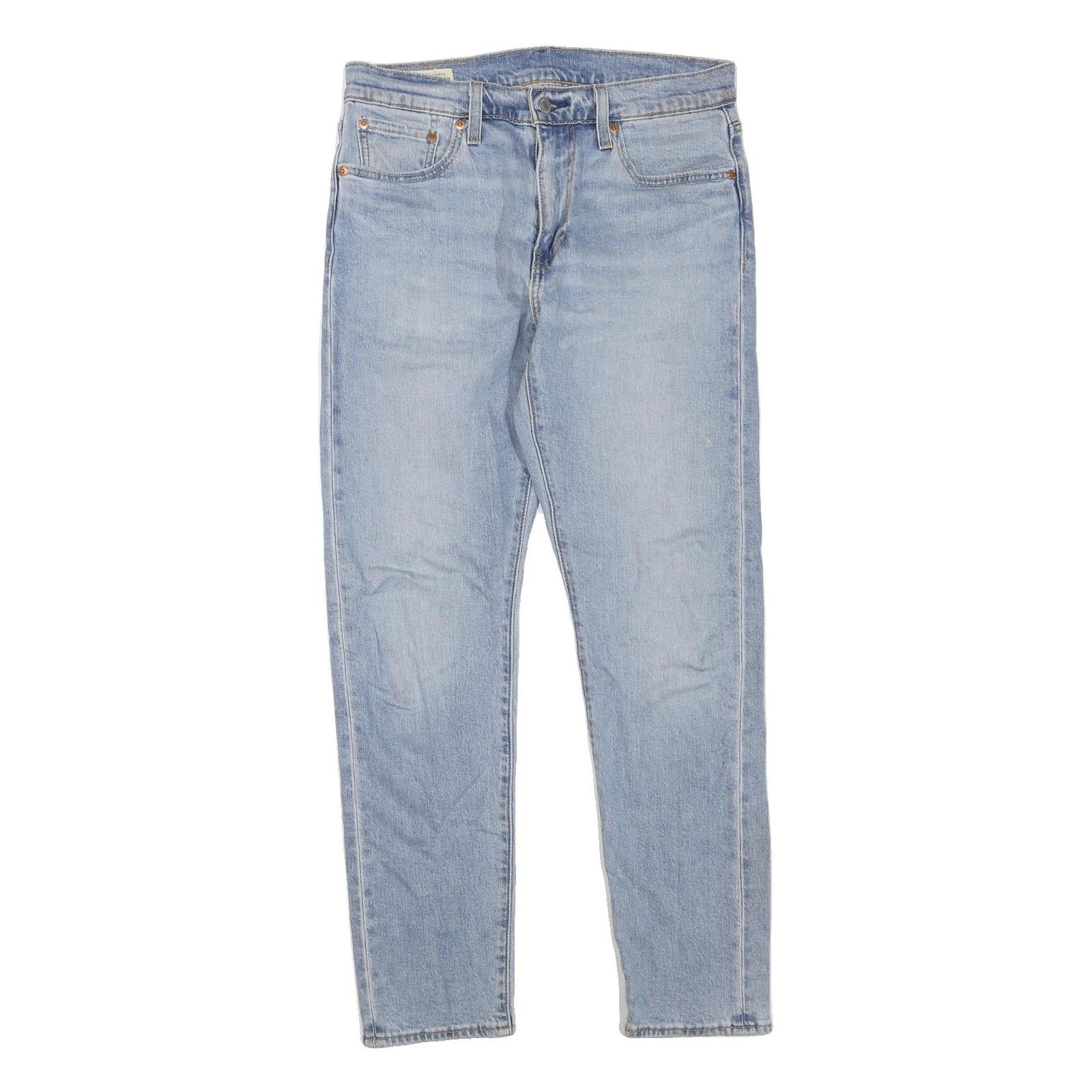 LEVI'S 512 Tapered Womens Jeans Blue Regular Tapered Denim Light W30 L30 Classic Refurbished - N/A refurbished available on Cerqular