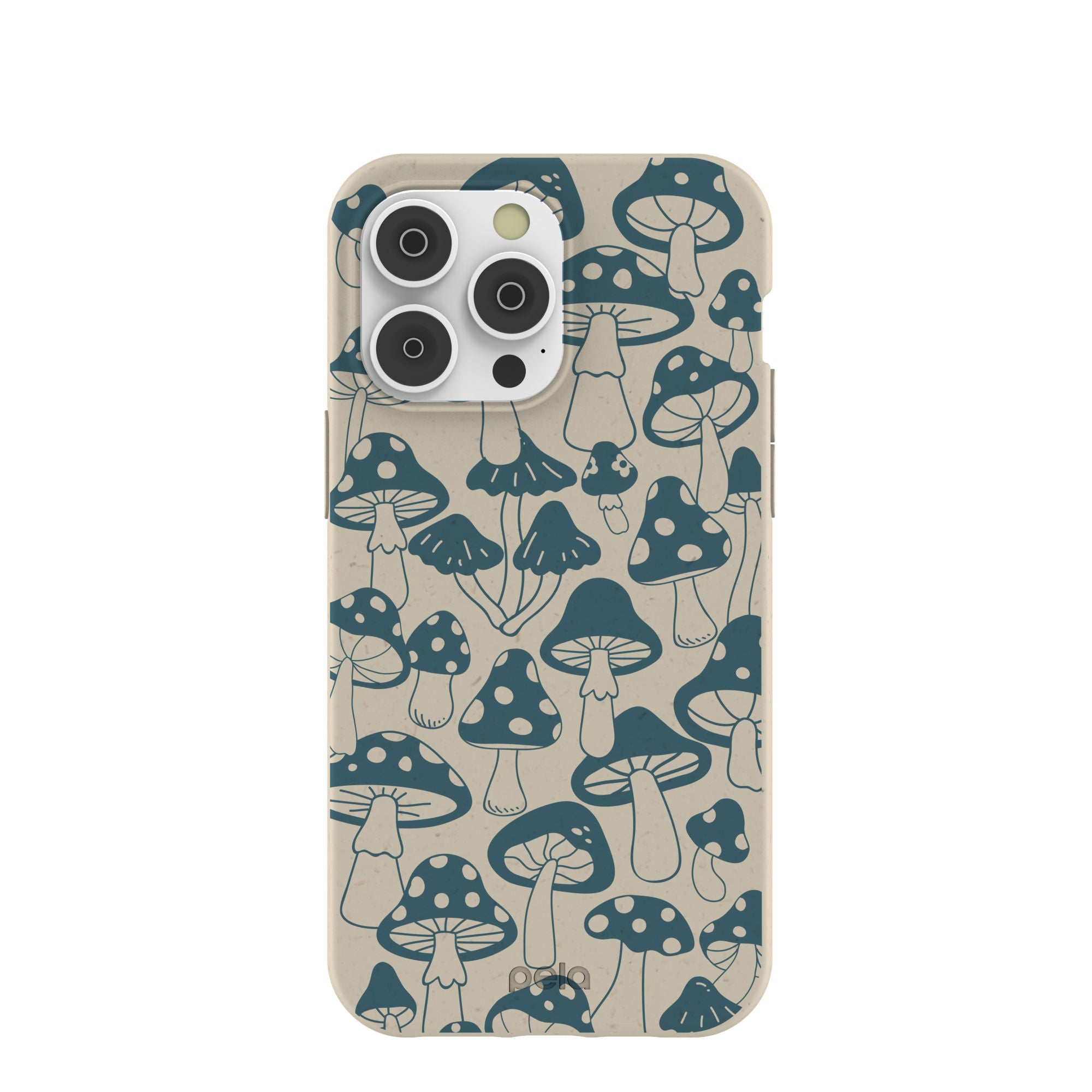 London Fog Mushroom power iPhone 14 Pro Max Case Refurbished - Pela Case refurbished available on Cerqular