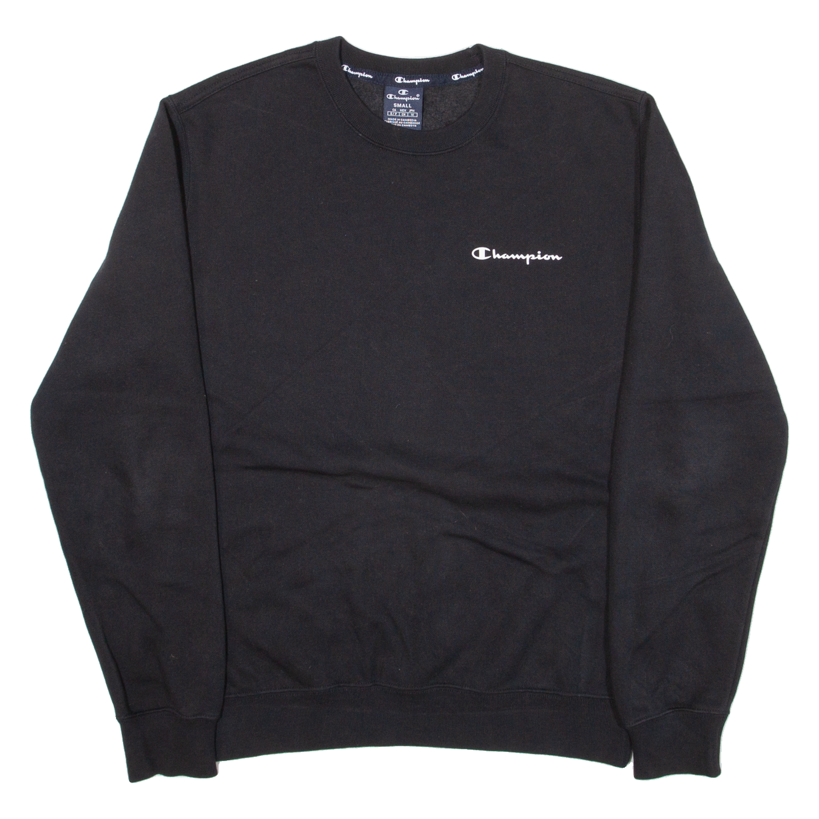 CHAMPION Mens Sweatshirt Black S Refurbished - N/A refurbished available on Cerqular