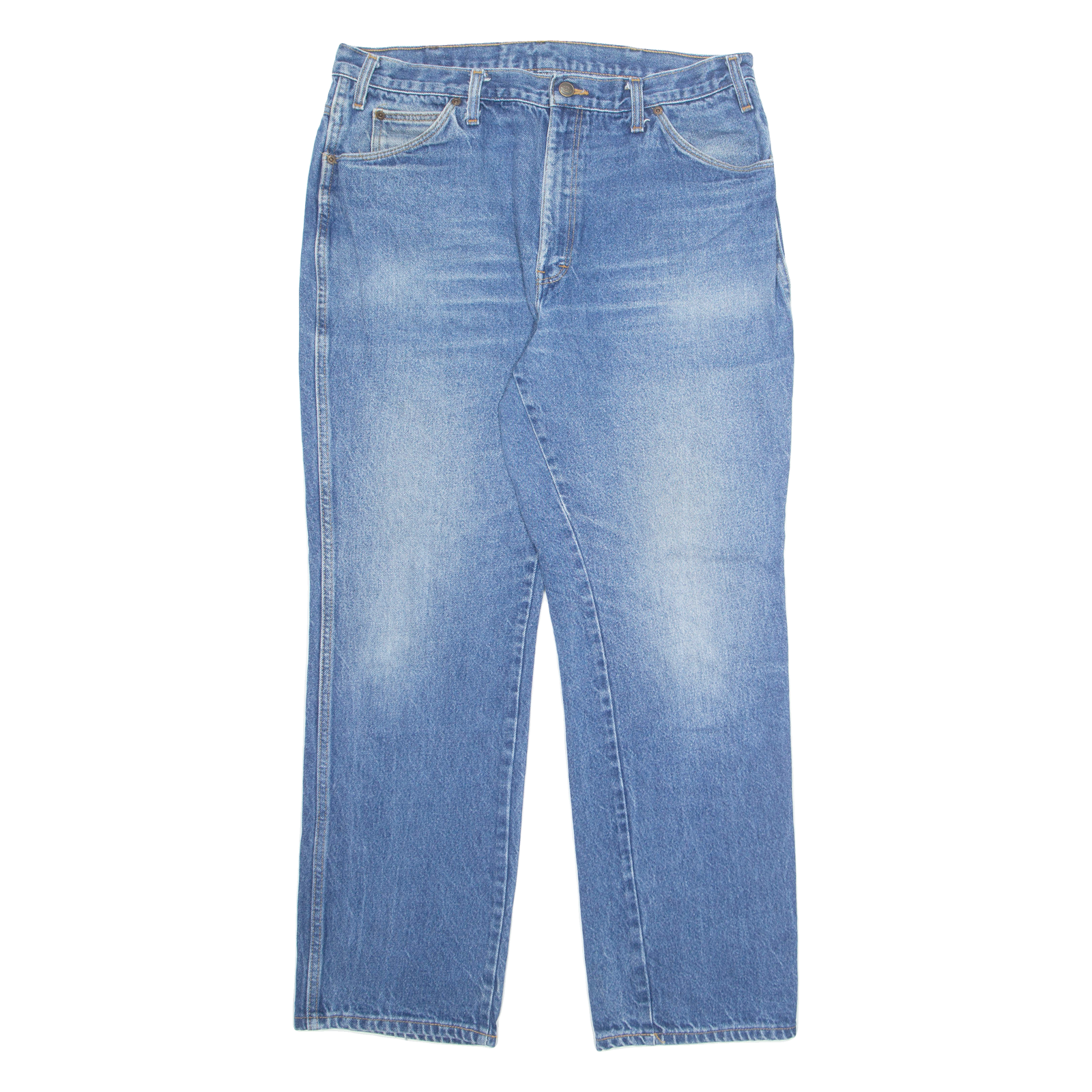 DICKIES Mens Jeans Blue Loose Straight Stone Wash W36 L30 Refurbished - N/A refurbished available on Cerqular