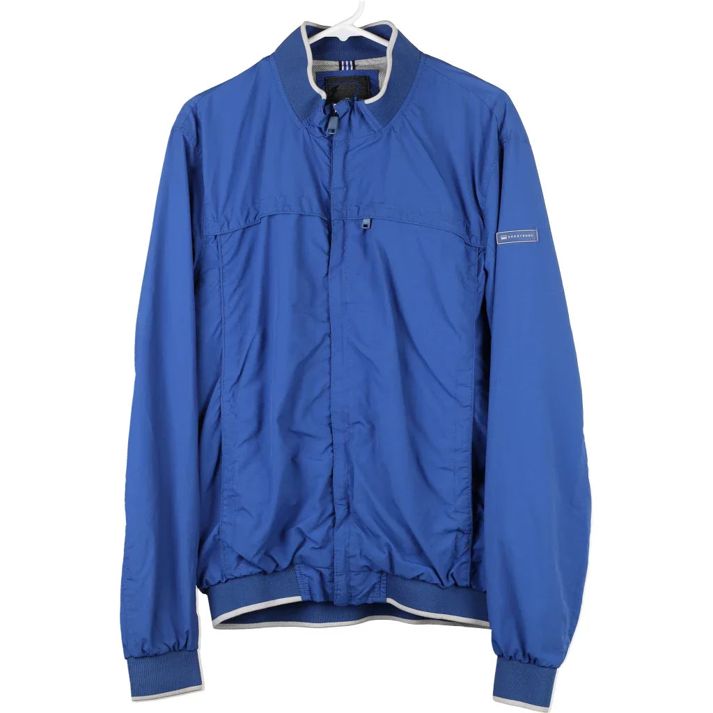 Sonny Bono Jacket - 2XL Blue Nylon Refurbished - Thrifted (note: this is a term often used to describe second- refurbished available on Cerqular