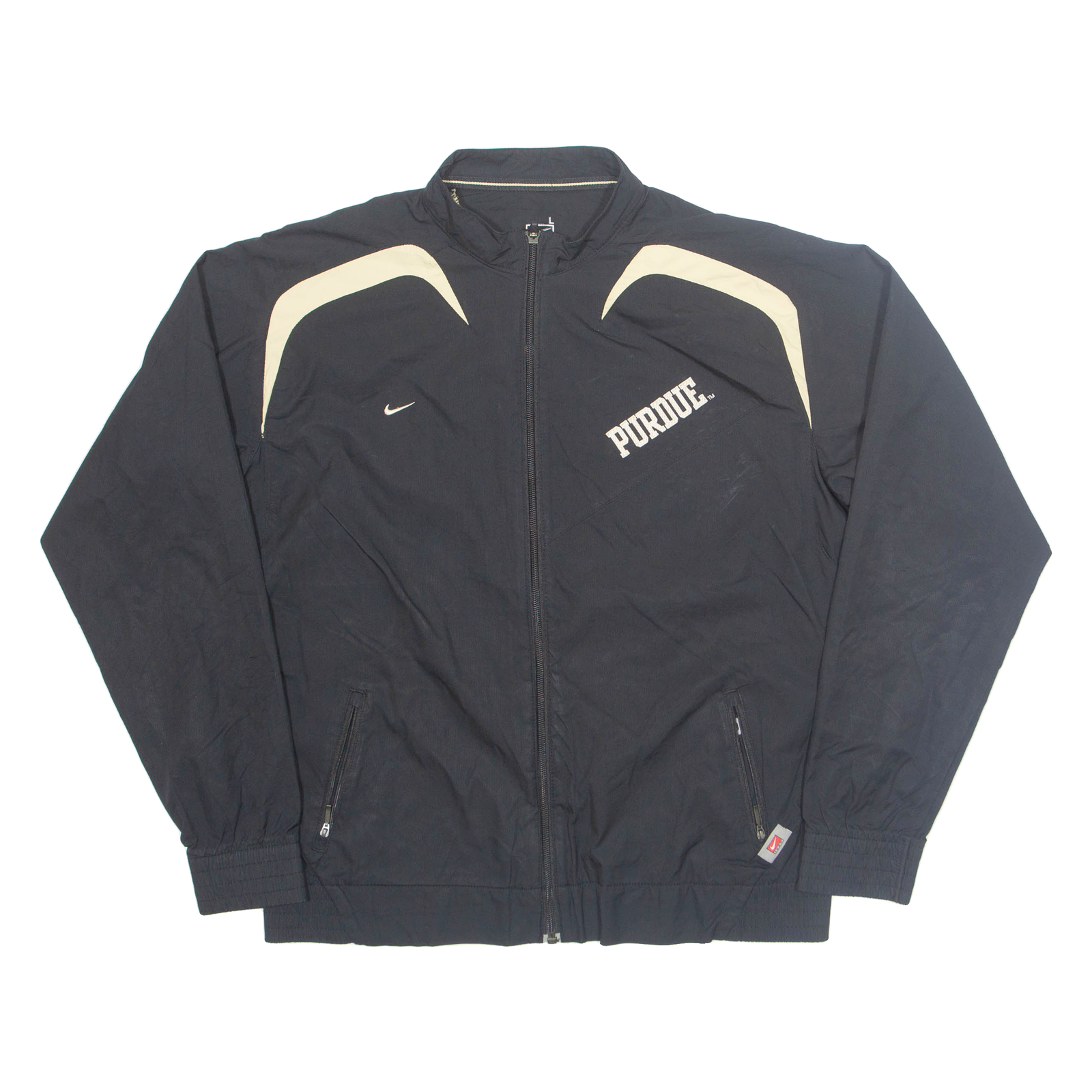 NIKE Purdue University Womens Track Jacket Black L Refurbished - N/A refurbished available on Cerqular