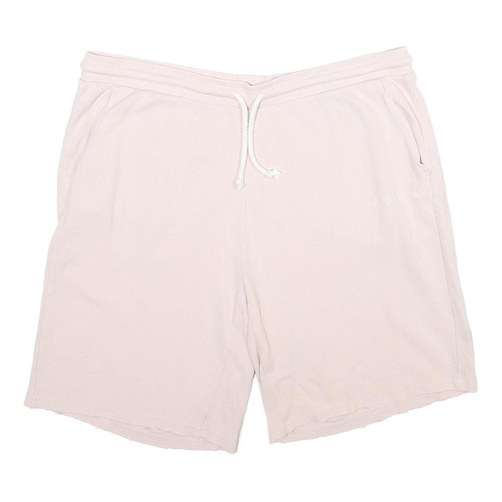 PUMA Mens Cotton Beige Casual Shorts XL W36 Drawstring Waistband Refurbished - N/A refurbished available on Cerqular