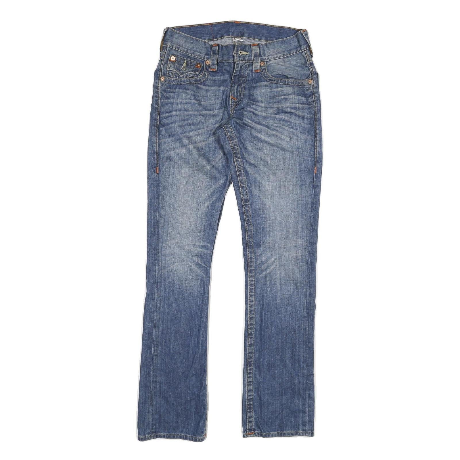 TRUE RELIGION Womens Jeans Blue Regular Straight Denim Medium W29 L33 Classic Refurbished - N/A refurbished available on Cerqular