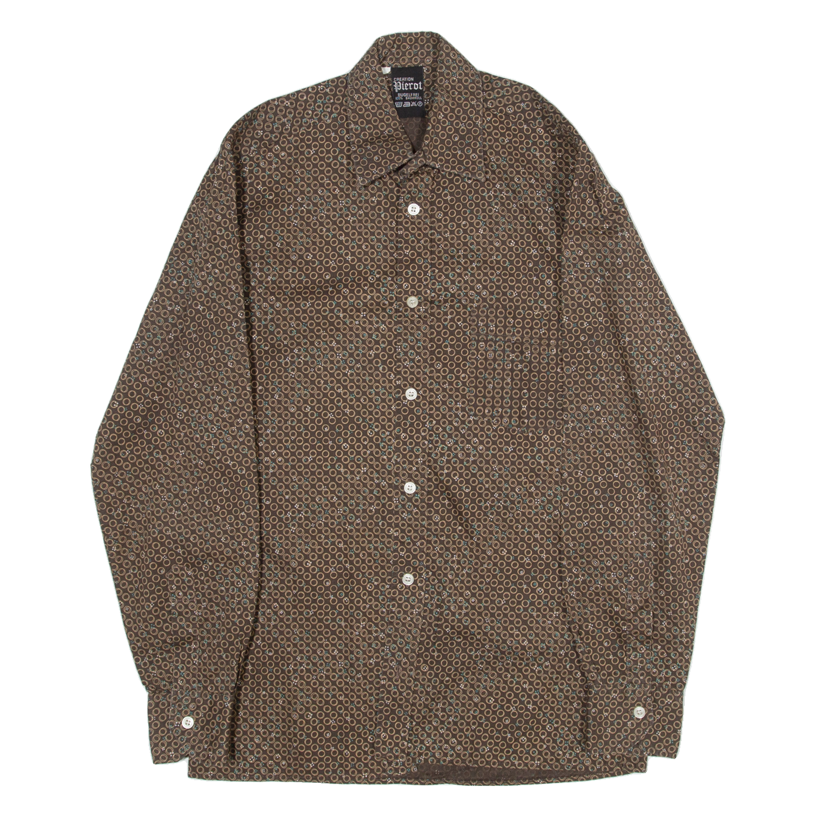 Buy PIEROT Mens Shirt Brown Long Sleeve S Refurbished - $18.19 PIEROT Mens Shirt Brown Long Sleeve S Refurbished - N/A refurbished available on Cerqular