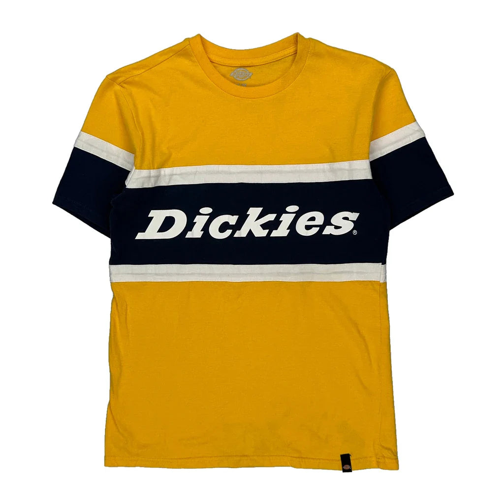 Buy Dickies Spellout T-Shirt - Medium White Cotton Refurbished - $13.39 Dickies Spellout T-Shirt - Medium White Cotton Refurbished - Thrifted (note: this is a term often used to describe second- refurbished available on Cerqular