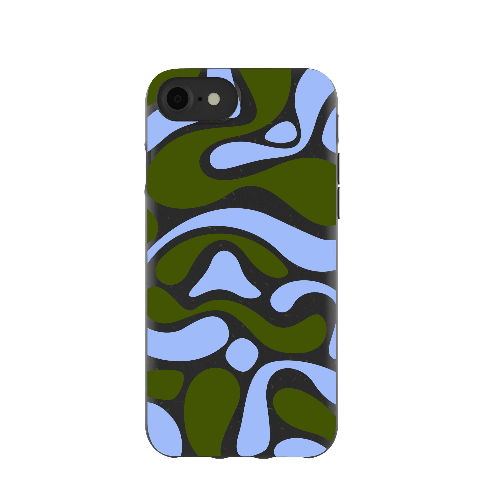 Black Curve and Flow iPhone 6/6s/7/8/SE Case Refurbished - Pela Case refurbished available on Cerqular
