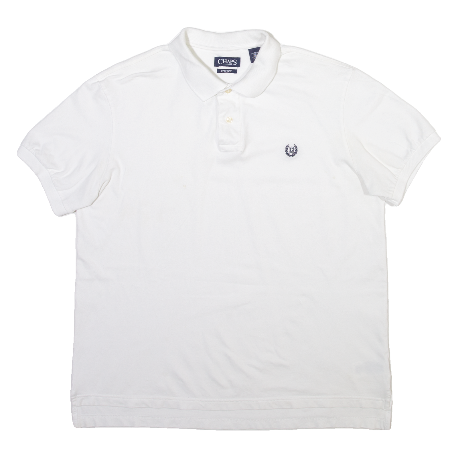 CHAPS Mens Polo Shirt White XL Refurbished - N/A refurbished available on Cerqular