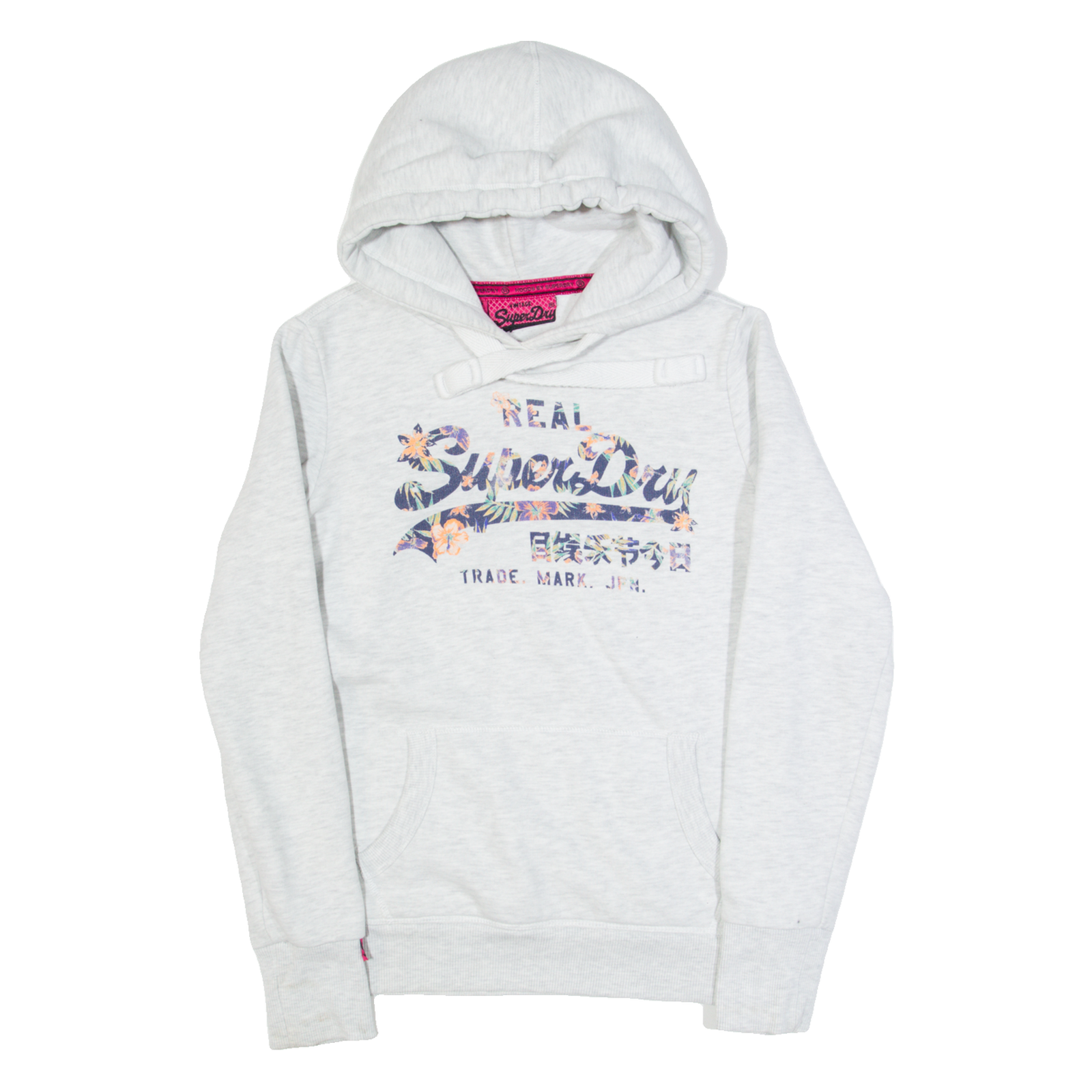 SUPERDRY Womens Grey Hoodie S Refurbished - N/A refurbished available on Cerqular