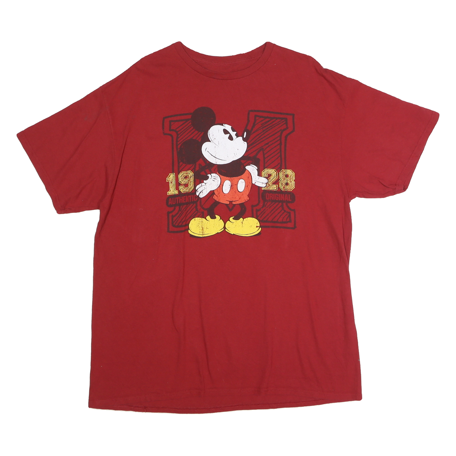 Buy DISNEY Mens Red Mickey Mouse Graphic T-Shirt XL Short Sleeve Crew Neck Refurbished - $16.89 DISNEY Mens Red Mickey Mouse Graphic T-Shirt XL Short Sleeve Crew Neck Refurbished - N/A refurbished available on Cerqular