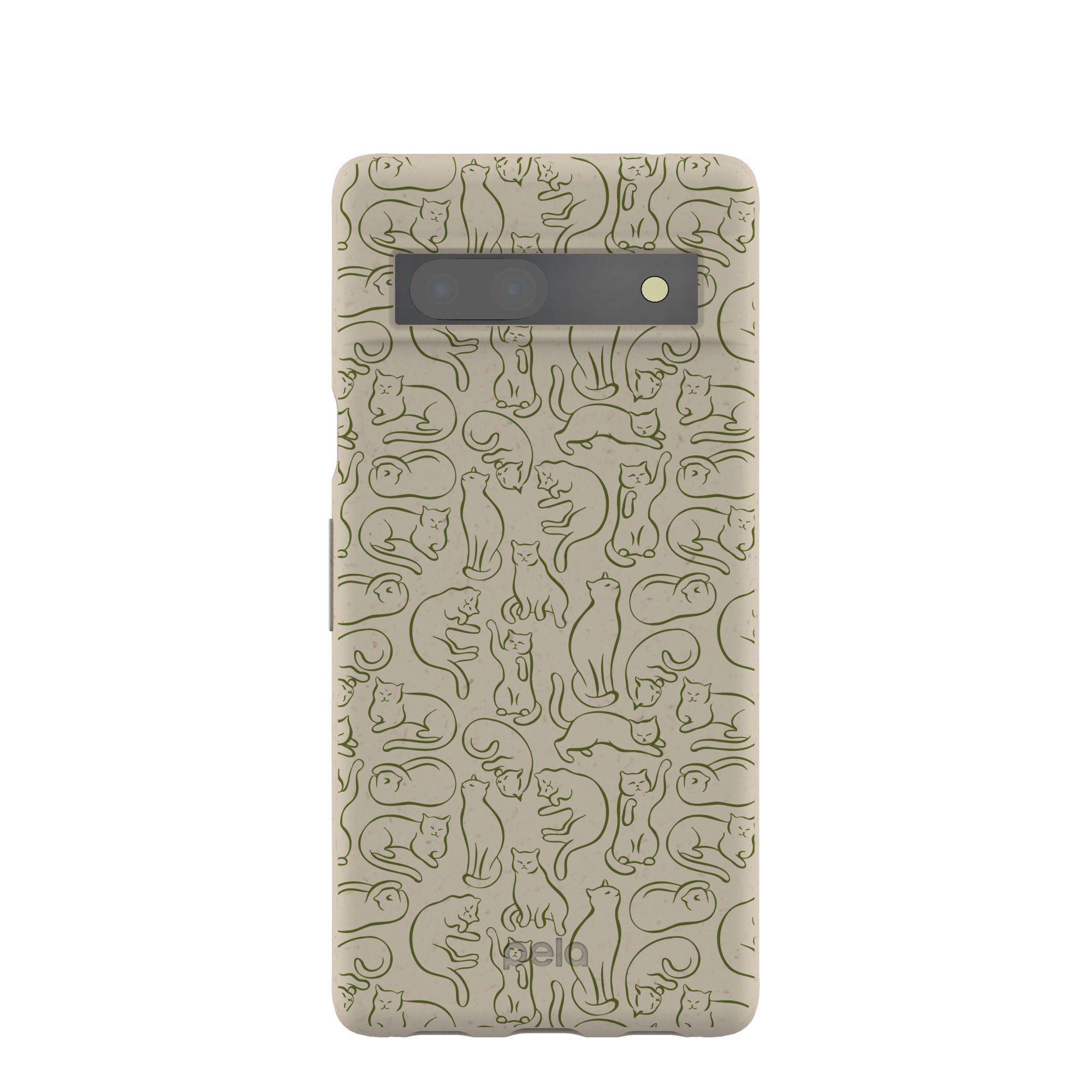 London Fog Say Meow Google Pixel 7a Case Refurbished - Pela Case refurbished available on Cerqular