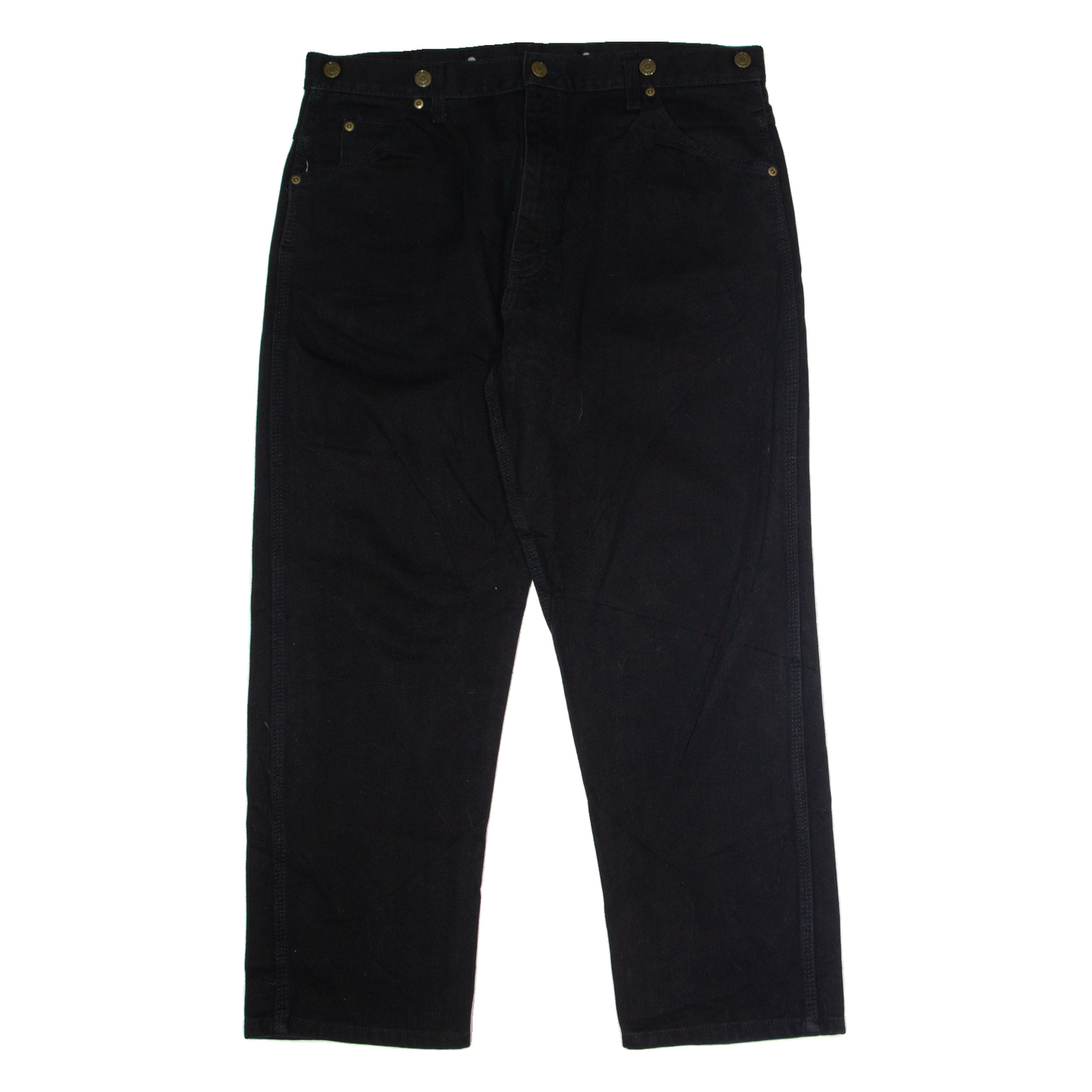 KEY Workwear Mens Twill Trousers Black Regular Straight W38 L29 Refurbished - N/A refurbished available on Cerqular